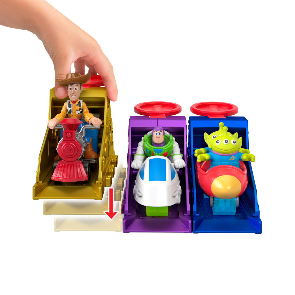 Disney ve Pixar Oyuncak Hikayesi'nden ilham alan Imaginext Fırlatıcı Seti (Stiller çeşitlilik gösterebilir)