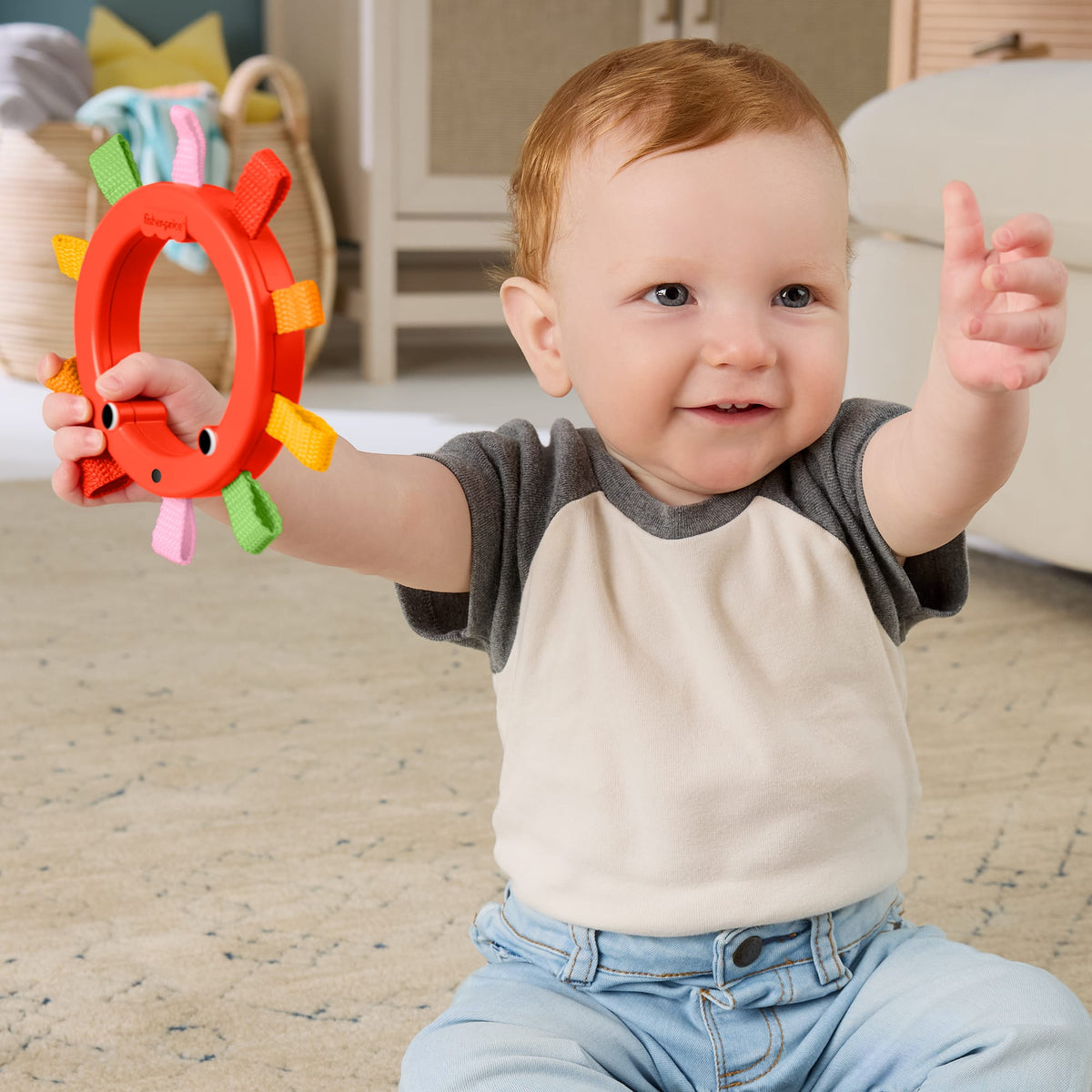 Fisher-Price Doğa Temalı Aktivite Halkası - Gökkuşağı