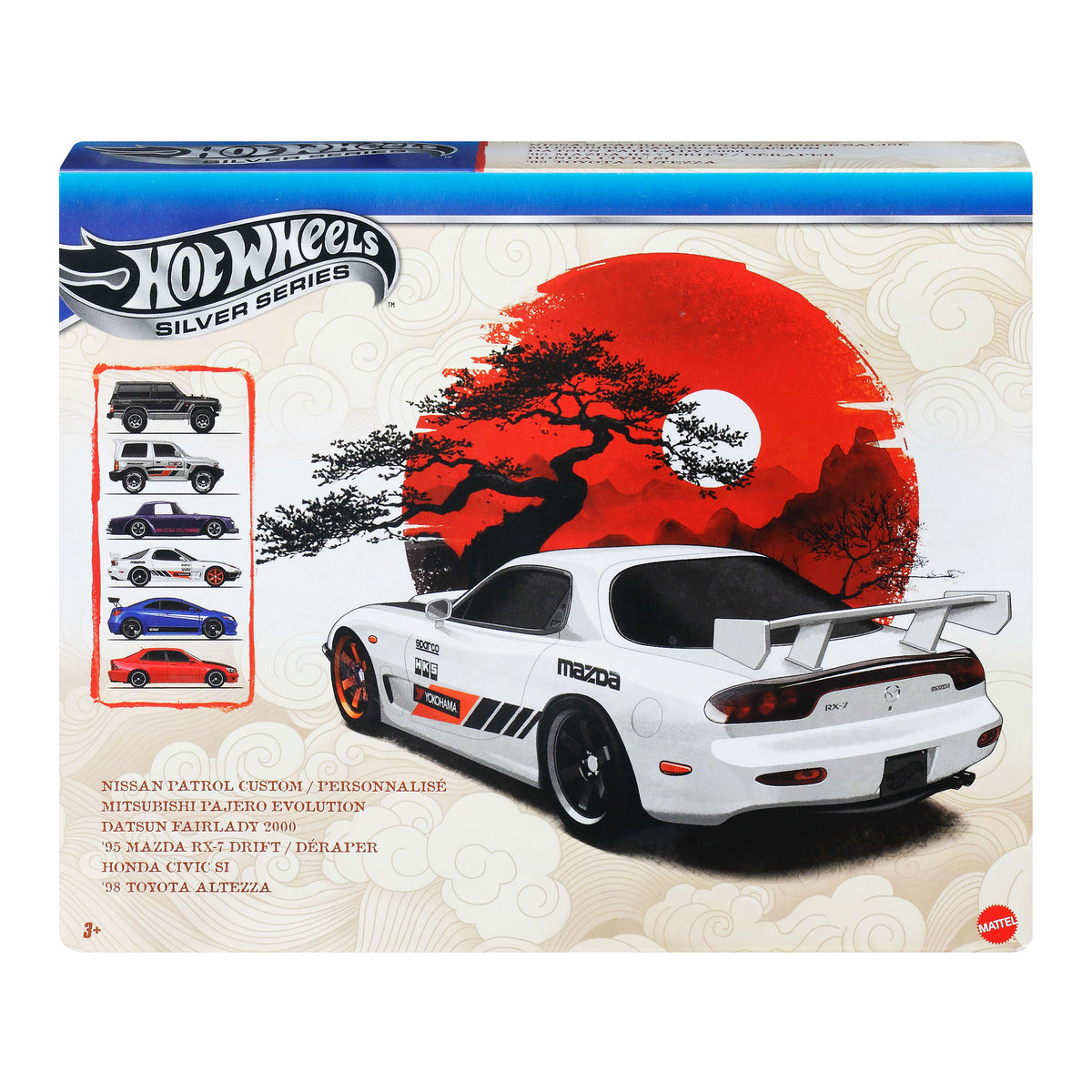 Hot Wheels Silver Series Streets of Japan 6'lı Araba Seti