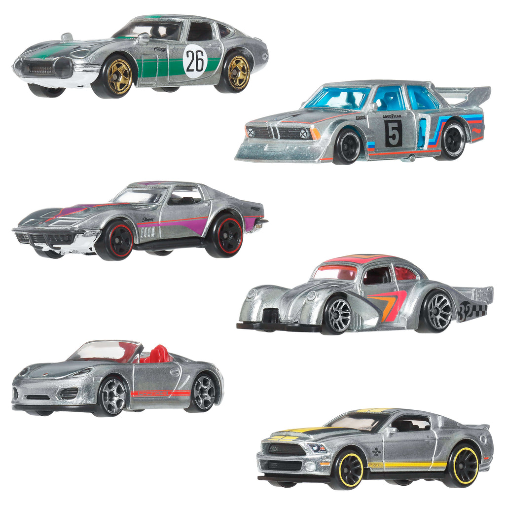 Hot Wheels Silver Series Zamac 6'lı Araba Seti