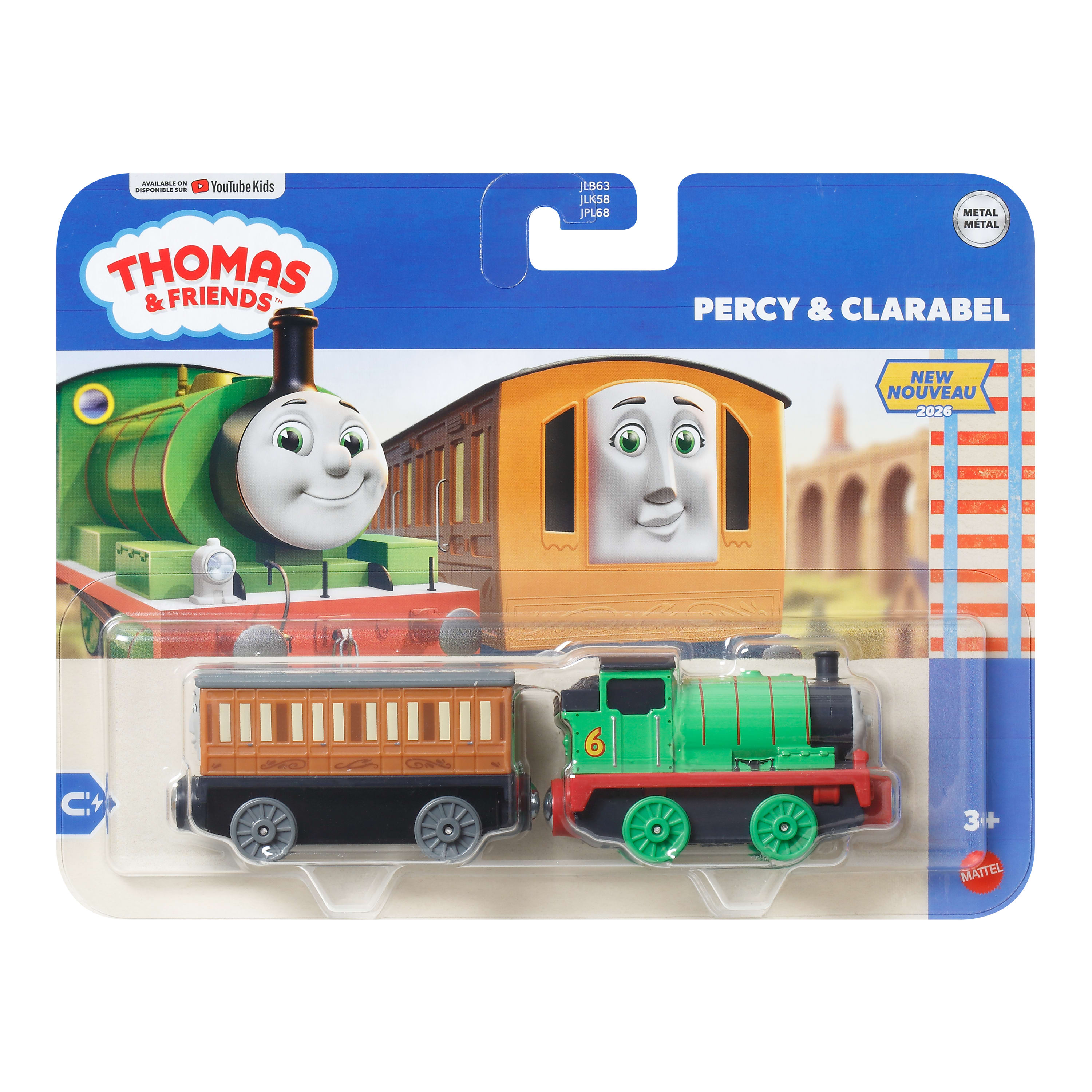 Thomas & Friends Die-Cast Percy & Clarabel İkili Tren