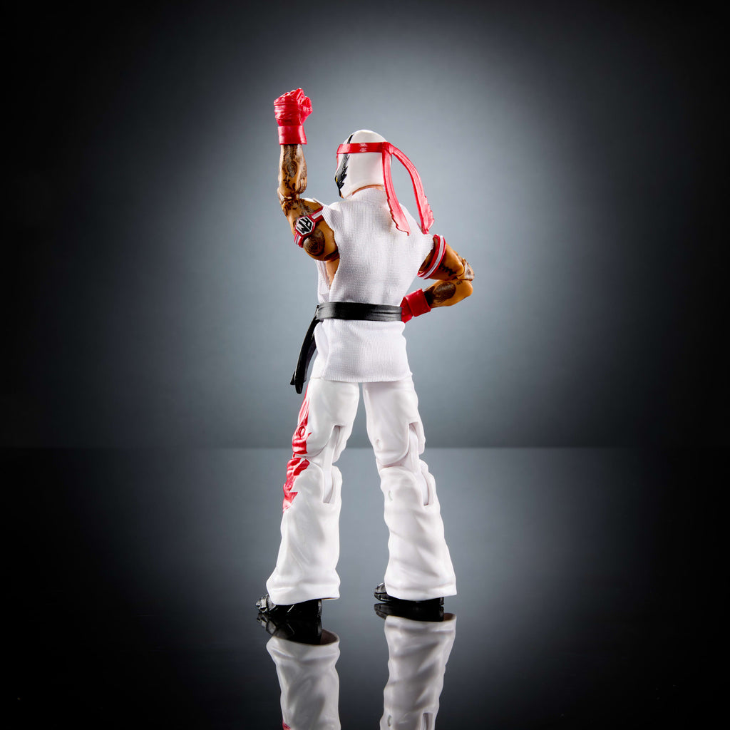 WWE x Street Fighter Rey Mysterio (Ryu) Elite Koleksiyon Figürü