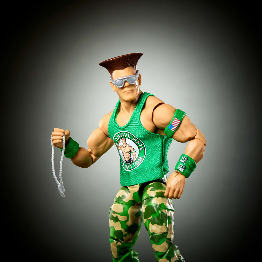 WWE x Street Fighter John Cena (Guile) Elite Koleksiyon Figürü