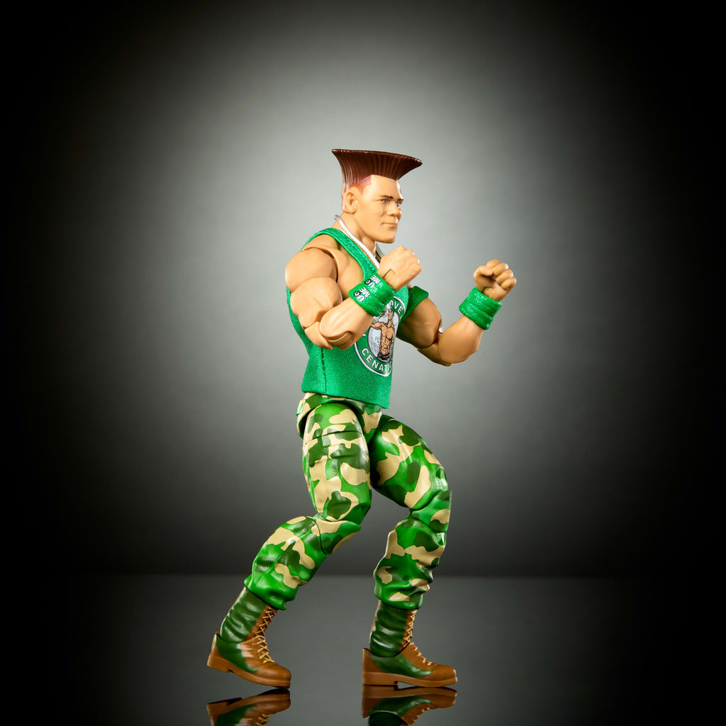 WWE x Street Fighter John Cena (Guile) Elite Koleksiyon Figürü