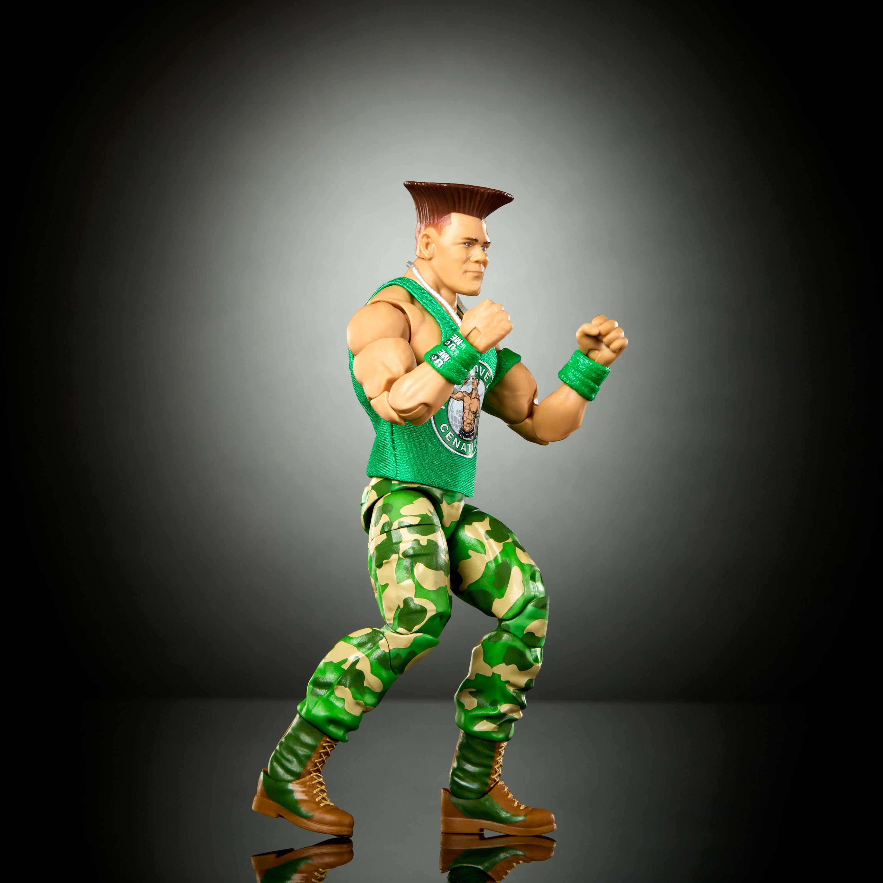 WWE x Street Fighter John Cena (Guile) Elite Koleksiyon Figürü