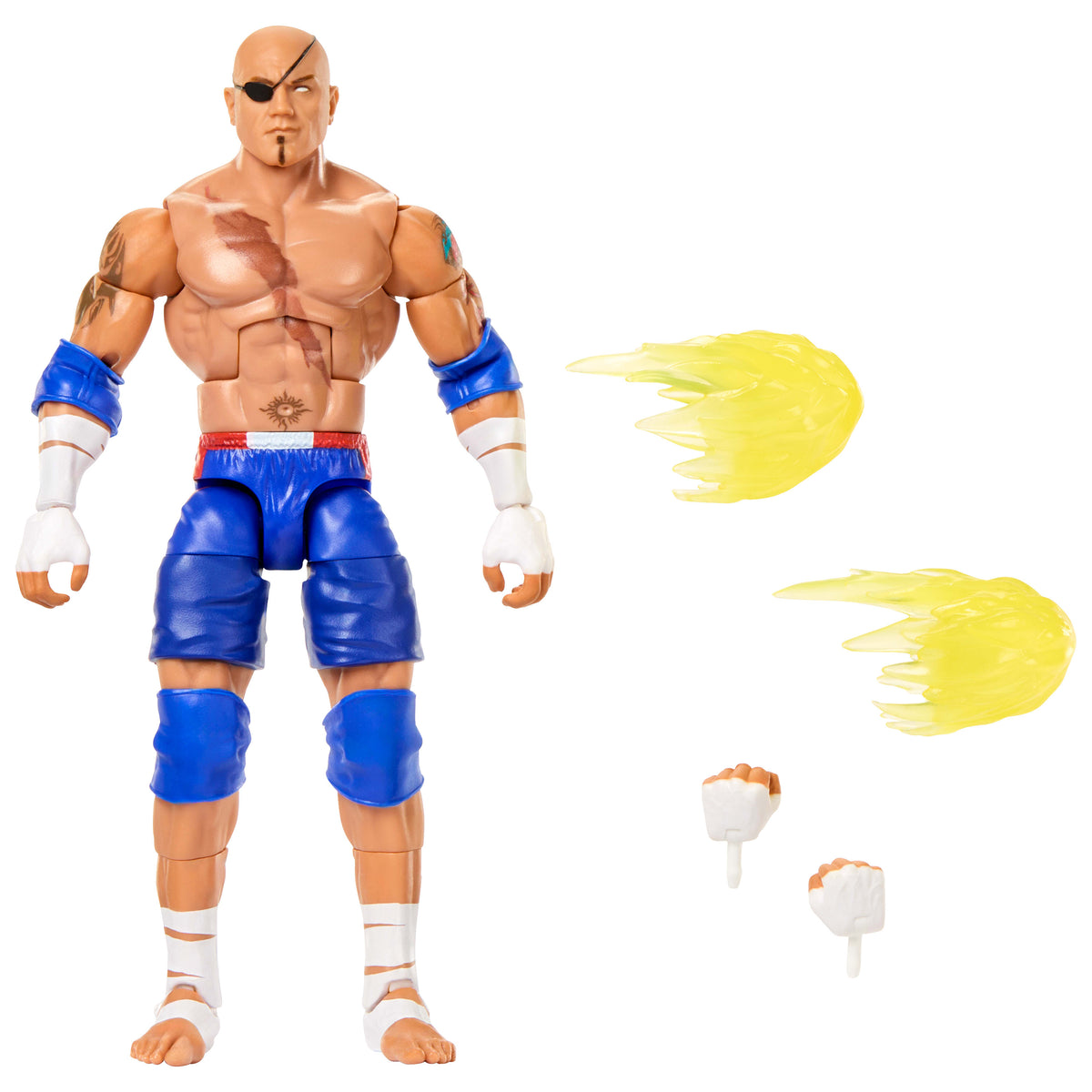 WWE x Street Fighter Batista (Sagat) Elite Koleksiyon Figürü