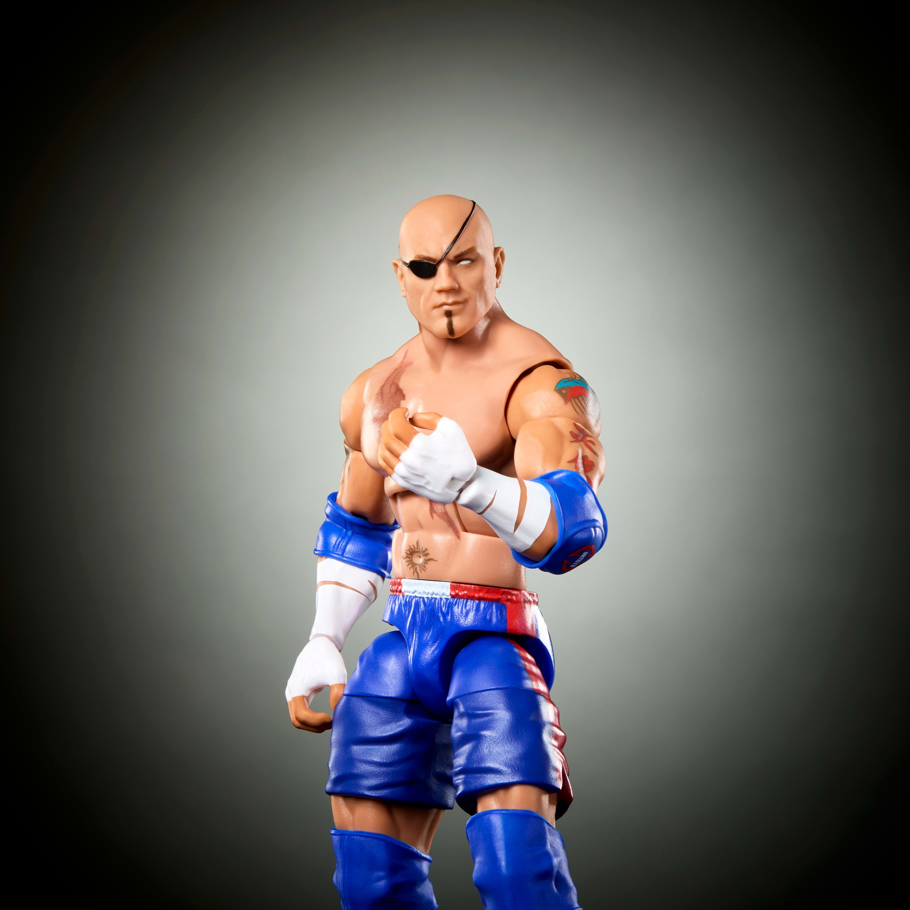 WWE x Street Fighter Batista (Sagat) Elite Koleksiyon Figürü
