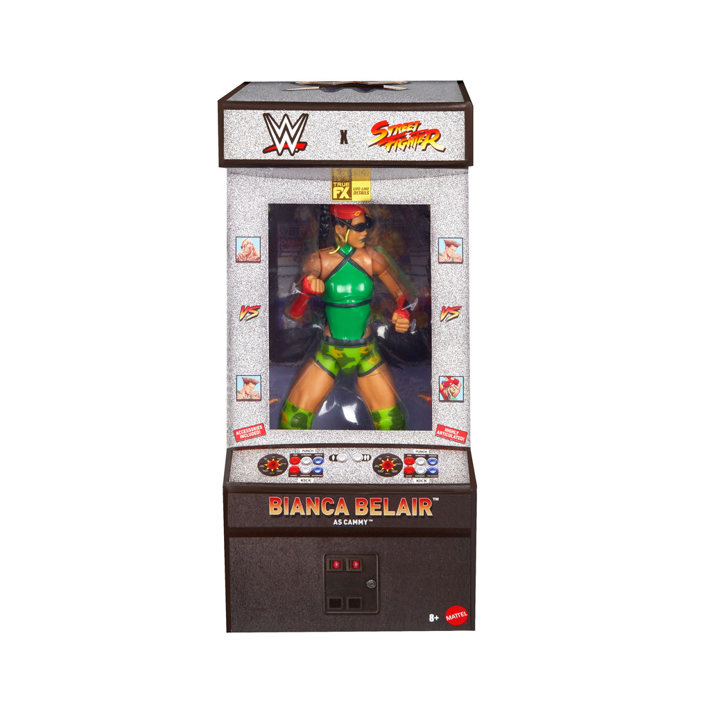WWE x Street Fighter Bianca Belair (Cammy) Elite Koleksiyon Figürü