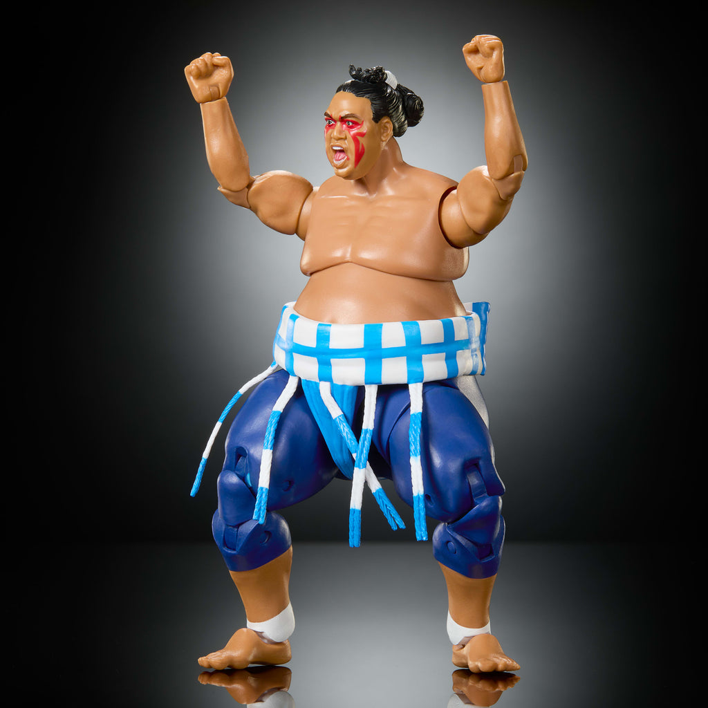 WWE x Street Fighter Yokozuna (E. Honda) Elite Koleksiyon Figürü