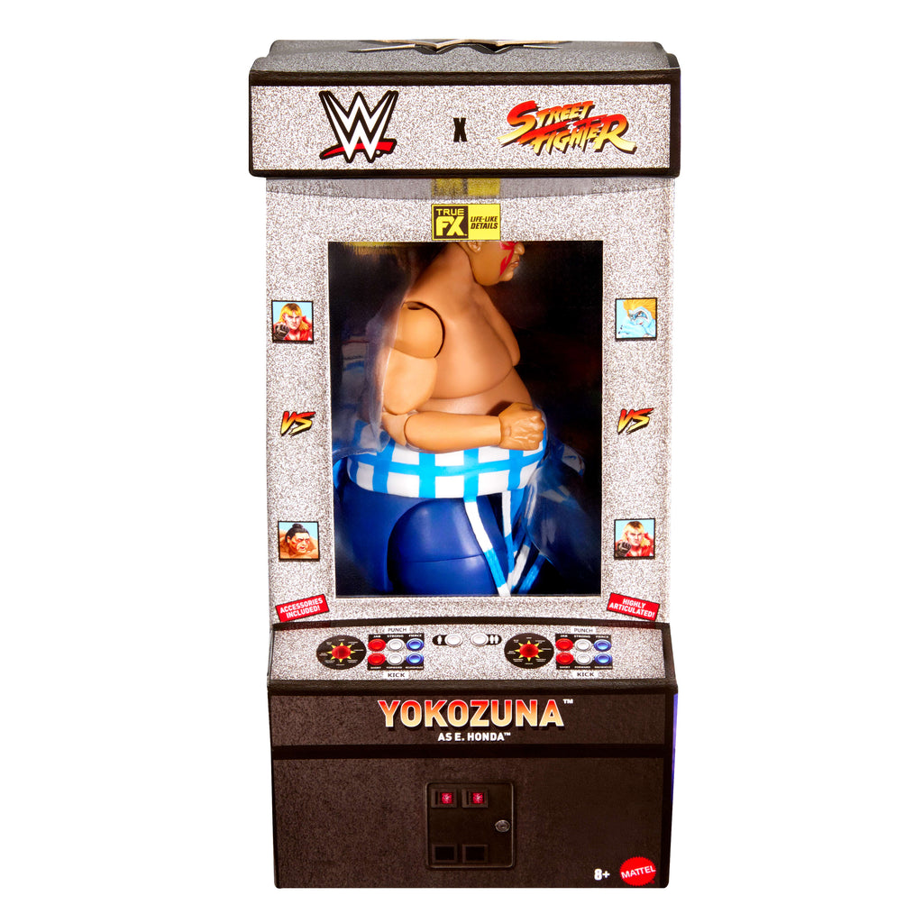 WWE x Street Fighter Yokozuna (E. Honda) Elite Koleksiyon Figürü
