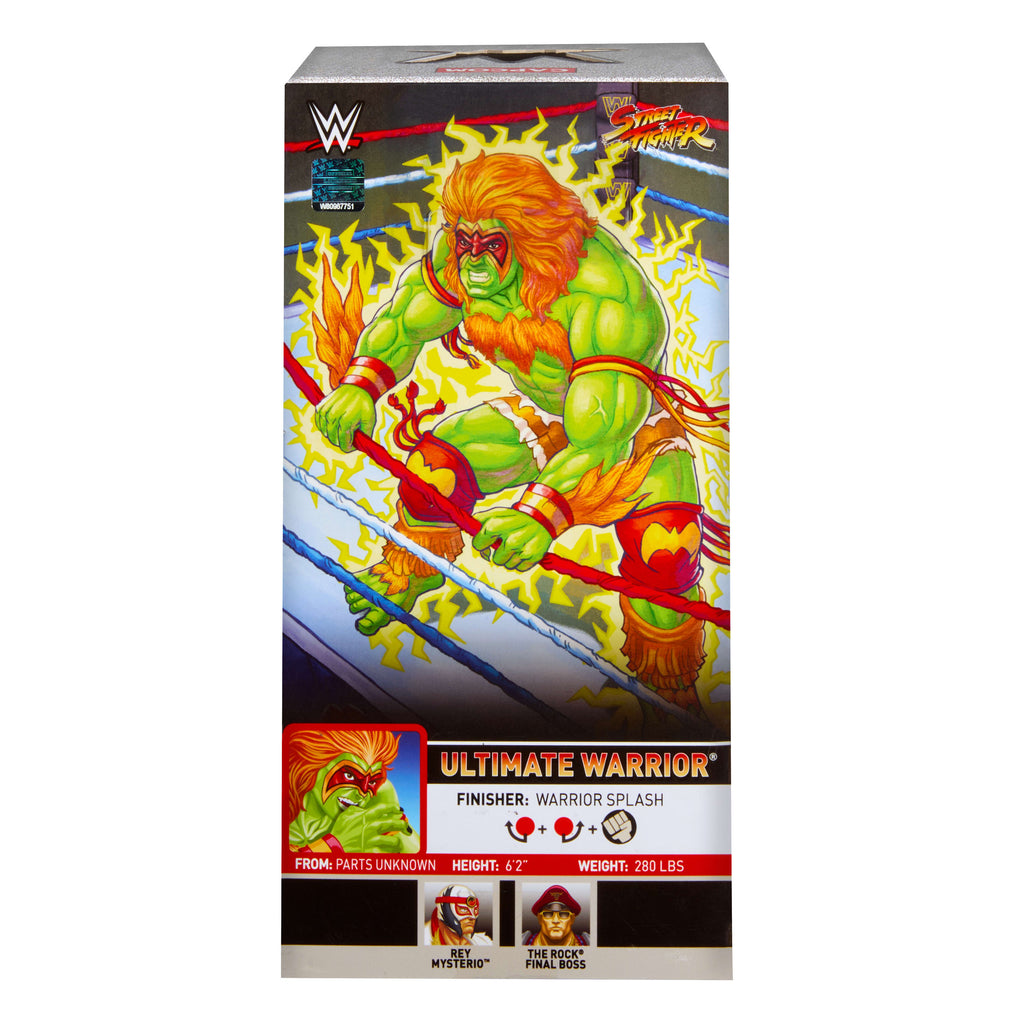 WWE x Street Fighter Ultimate Warrior (Blanka) Elite Koleksiyon Figürü