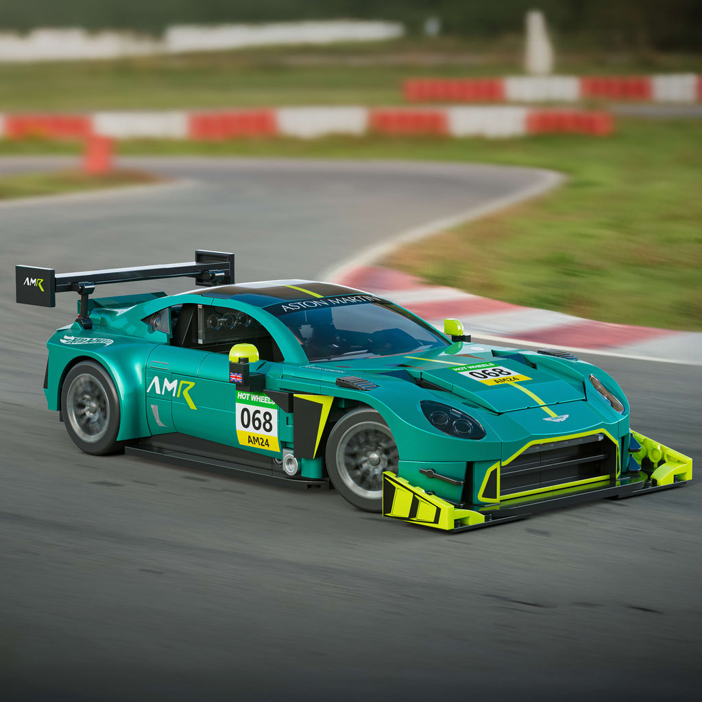 Mattel Brick Shop Hot Wheels '24 Aston Martin Vantage GT3 Yapım Seti