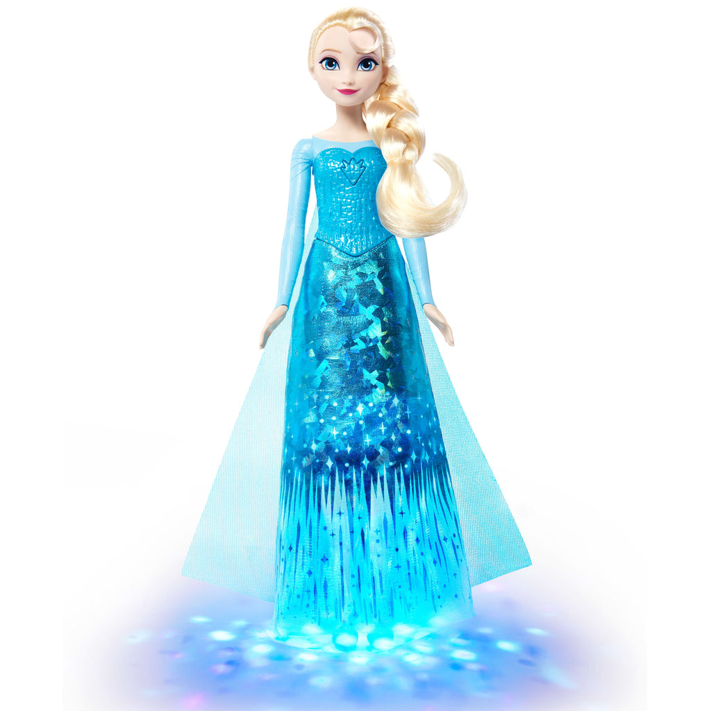 Filmdeki "Let It Go" şarkısını söyleyen ışıklı ve müzikli Disney Karlar Ülkesi Şarkı Söyleyen Elsa Bebek