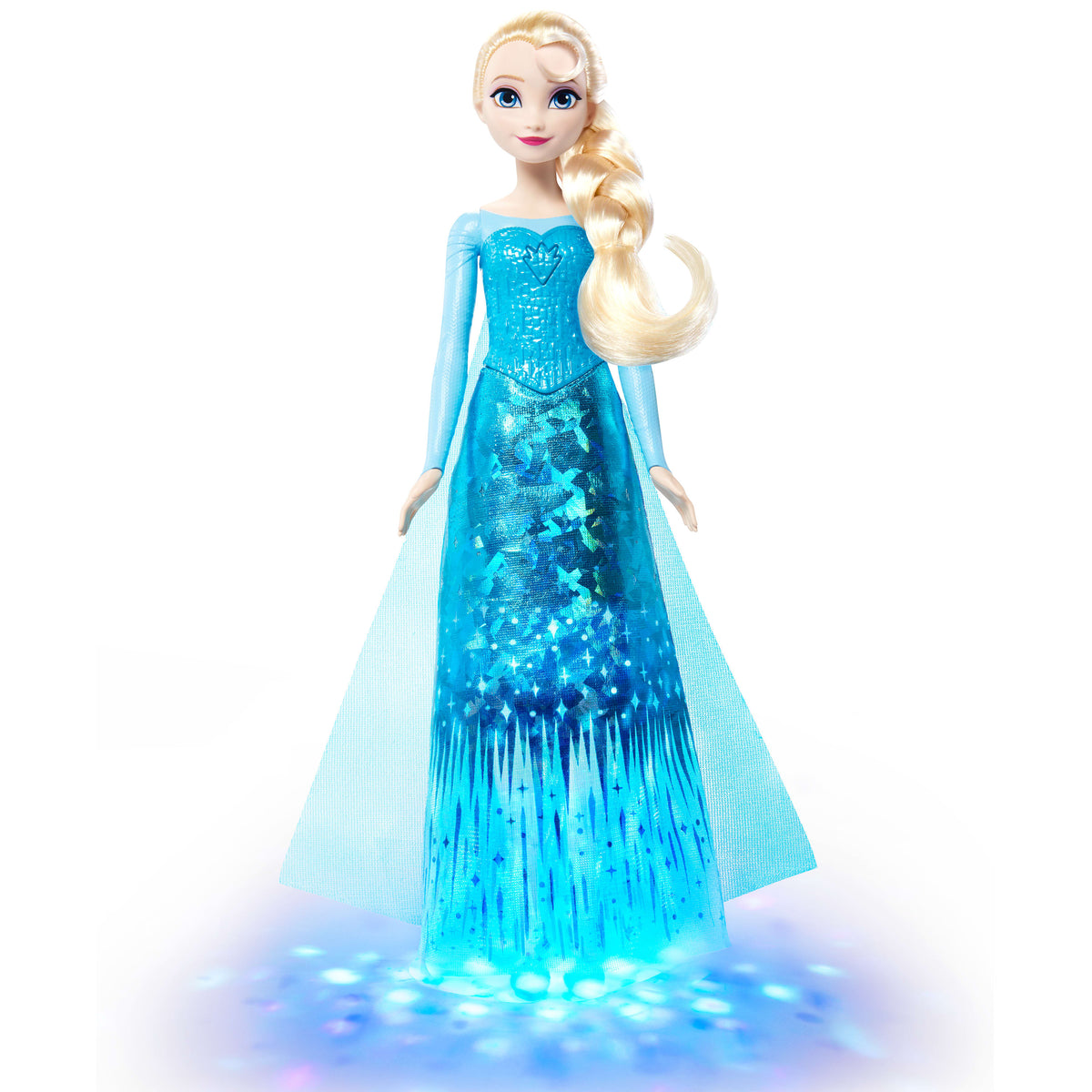 Filmdeki "Let It Go" şarkısını söyleyen ışıklı ve müzikli Disney Karlar Ülkesi Şarkı Söyleyen Elsa Bebek