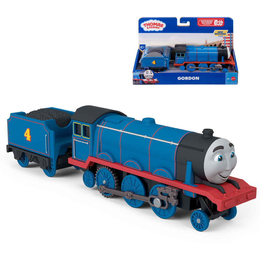 Fisher-Price Thomas ve Arkadaşları motorlu lokomotif, pille çalışan oyuncak tren (Stiller çeşitlilik gösterebilir)