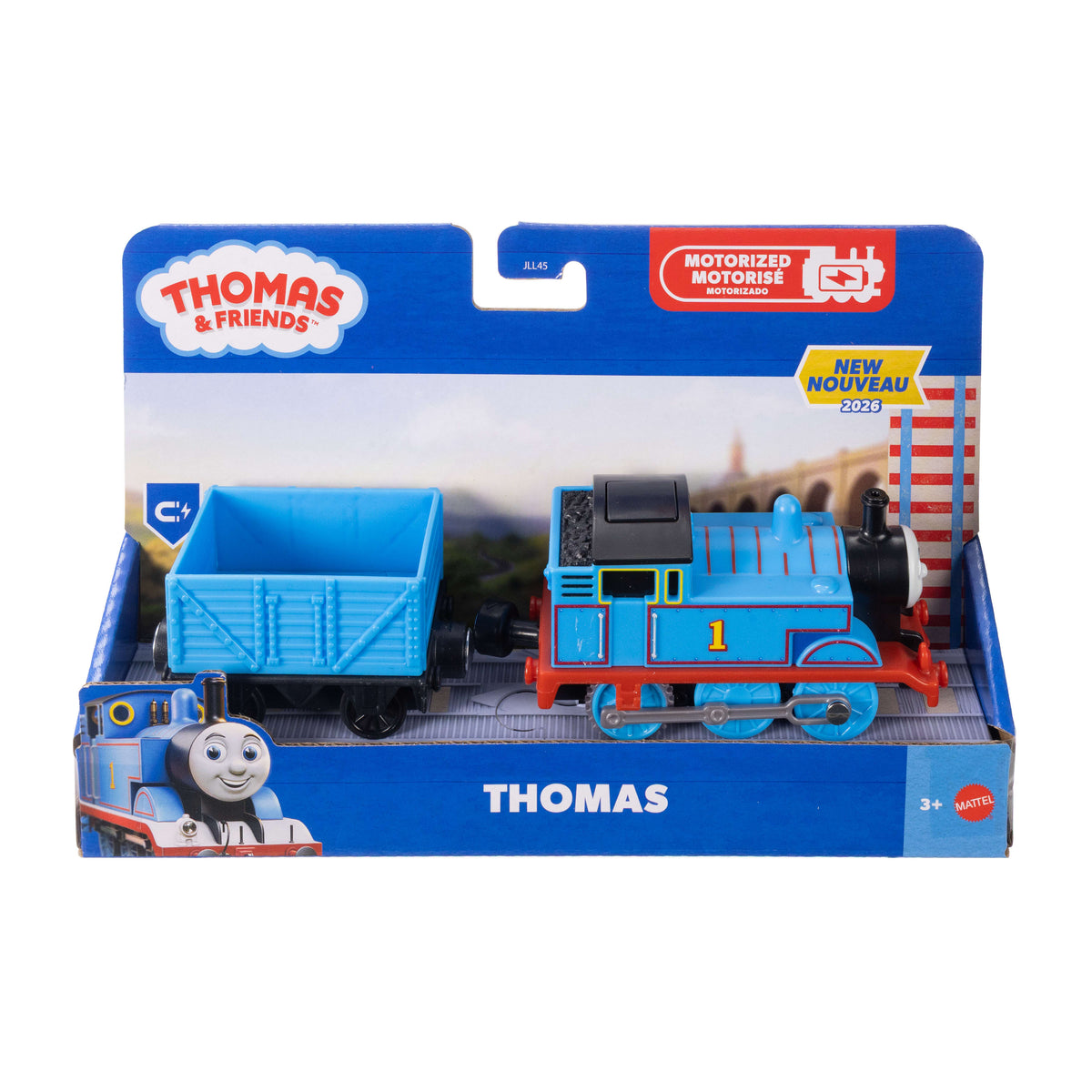 Thomas ve Arkadaşları Motorlu Thomas Tren (Pilli, Kargolu)