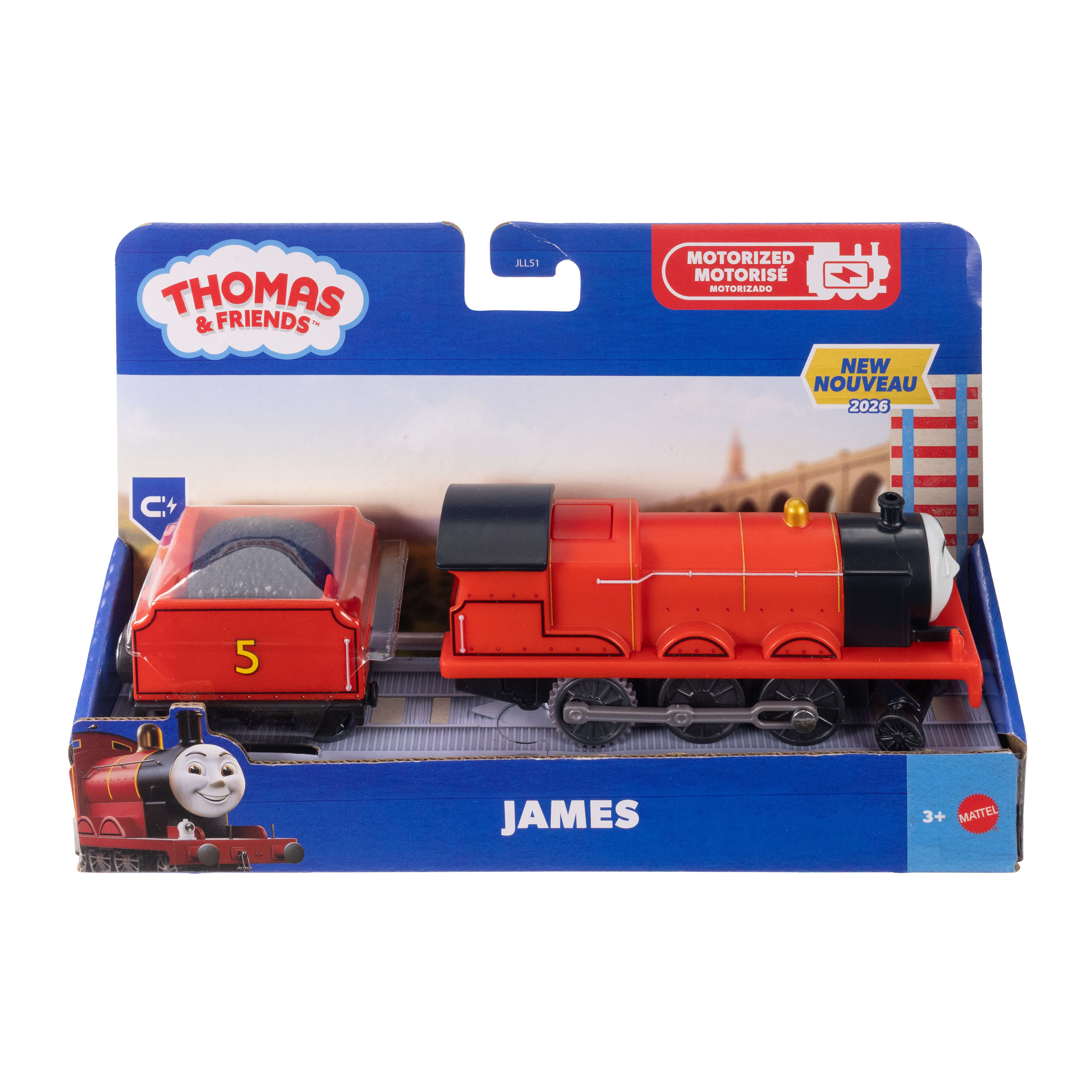 Thomas ve Arkadaşları Motorlu James Tren (Pilli, Tenderlı)