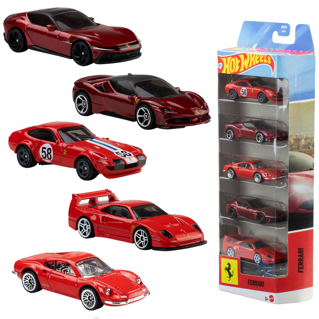 Hot Wheels Ferrari 5'li Araba Seti