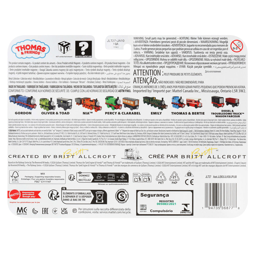 Thomas ve Arkadaşları Die-Cast İkili Tren - Thomas ve Bertie