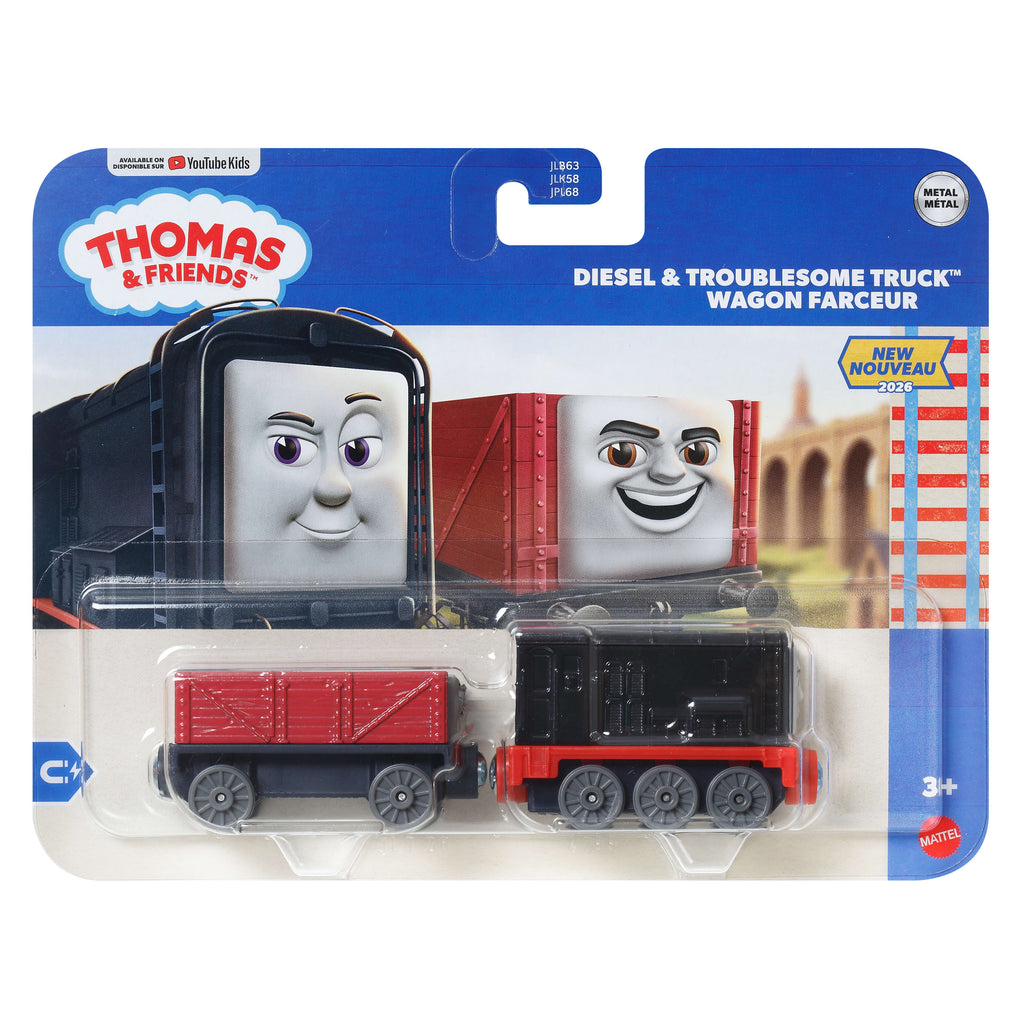Thomas ve Arkadaşları Die-Cast İkili Tren - Diesel ve Vagon