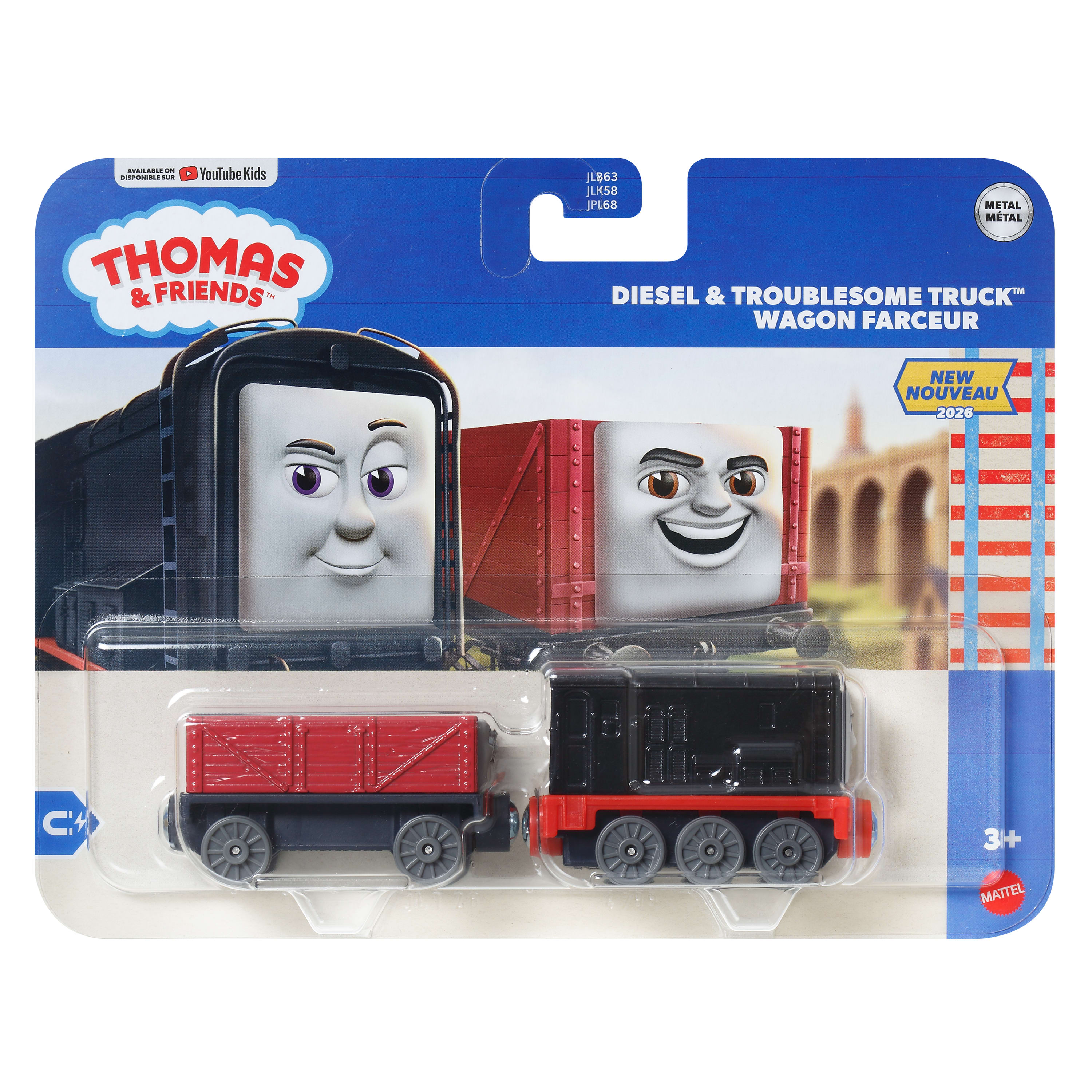 Thomas ve Arkadaşları Die-Cast İkili Tren - Diesel ve Vagon