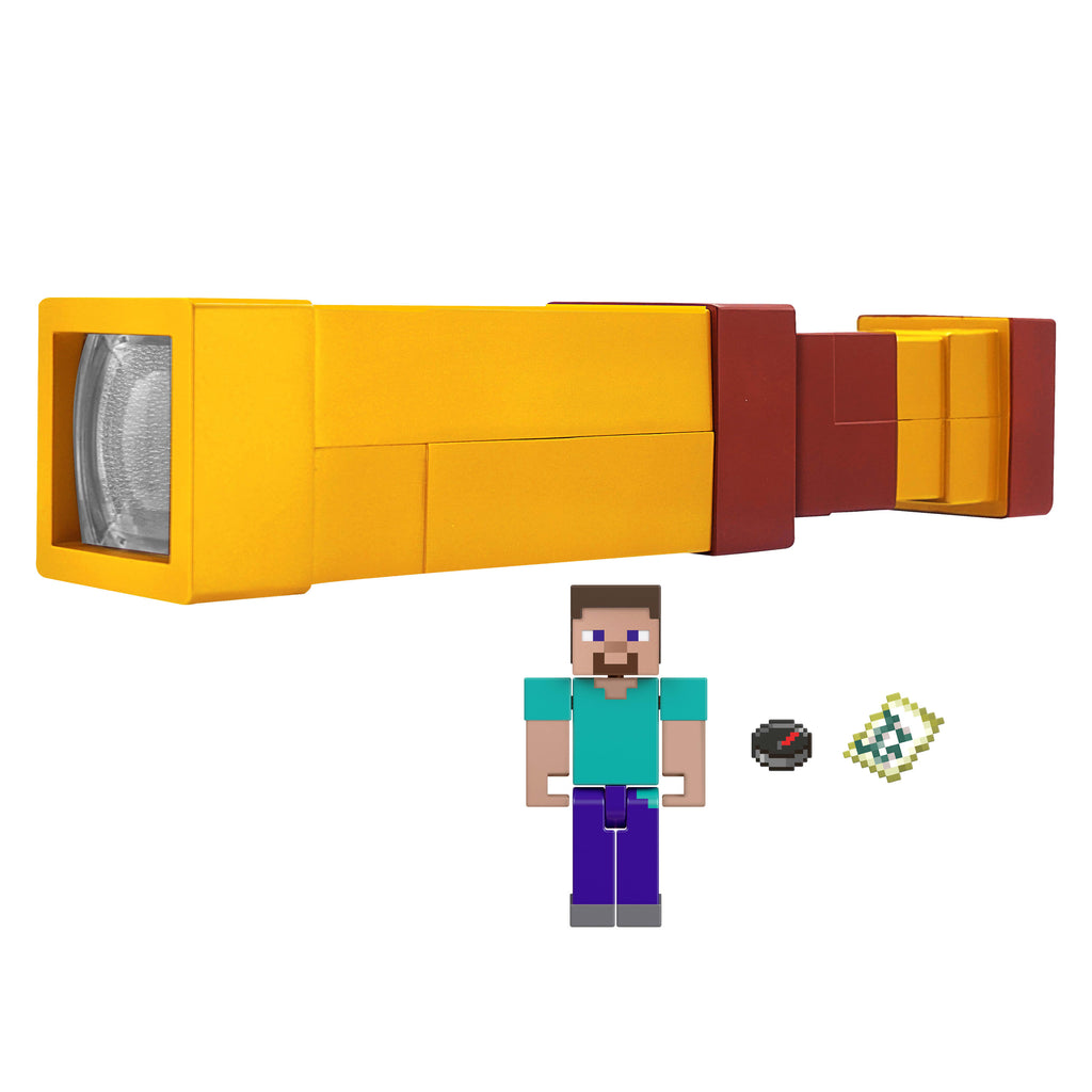 Minecraft Vanilla Steve ve Dürbün Figürü