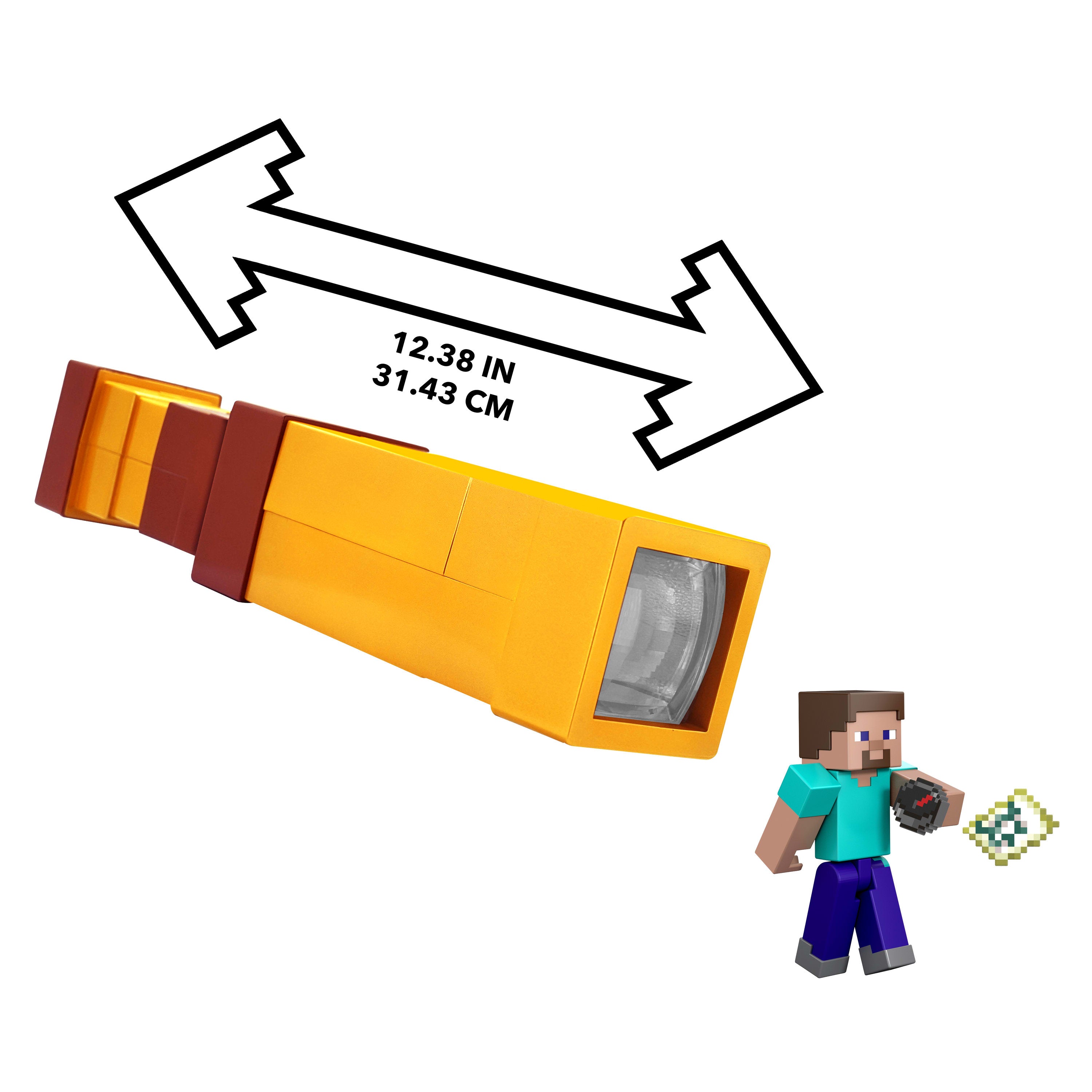 Minecraft Vanilla Steve ve Dürbün Figürü