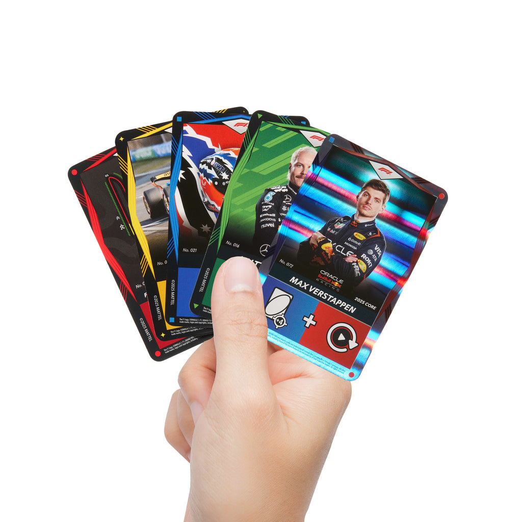 UNO Elite F1 Kartlar - Başlangıç Paketi Kart Oyunu, 4 Ek Kart Paketi ve 2 Özel Kart