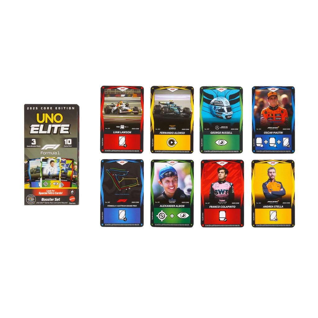 UNO Elite Formula 1 Core Edition Kart Oyunu