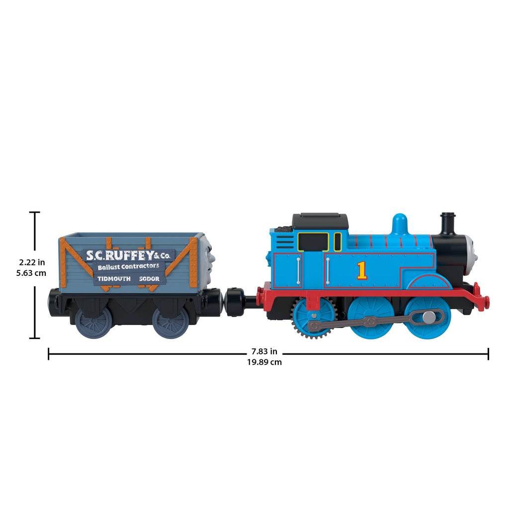 Thomas ve Arkadaşları Motorlu Thomas ve S.C. Ruffey Vagonu (Pilli)