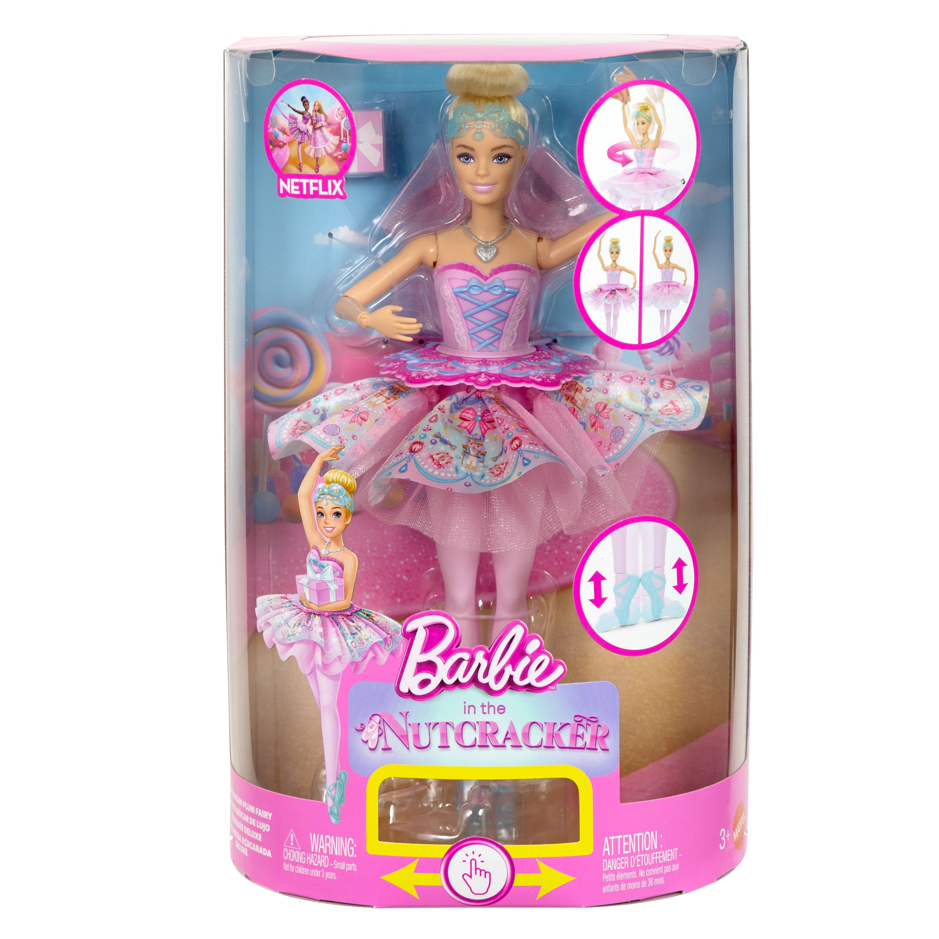 Barbie Fındıkkıran Balesinde Clara bebek, tütü ve balerin aksesuarları