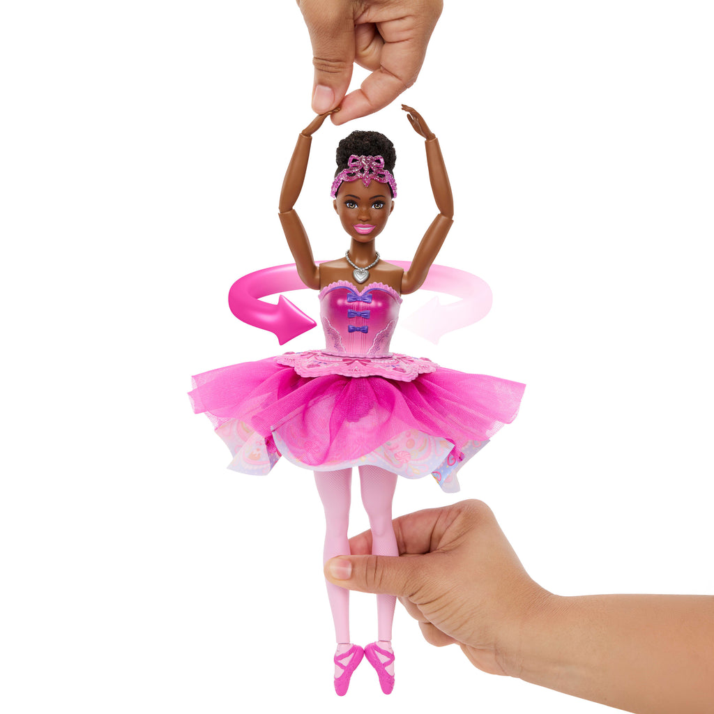 Barbie Fındıkkıran Sürpriz Tütü Dönüşümlü Bebek