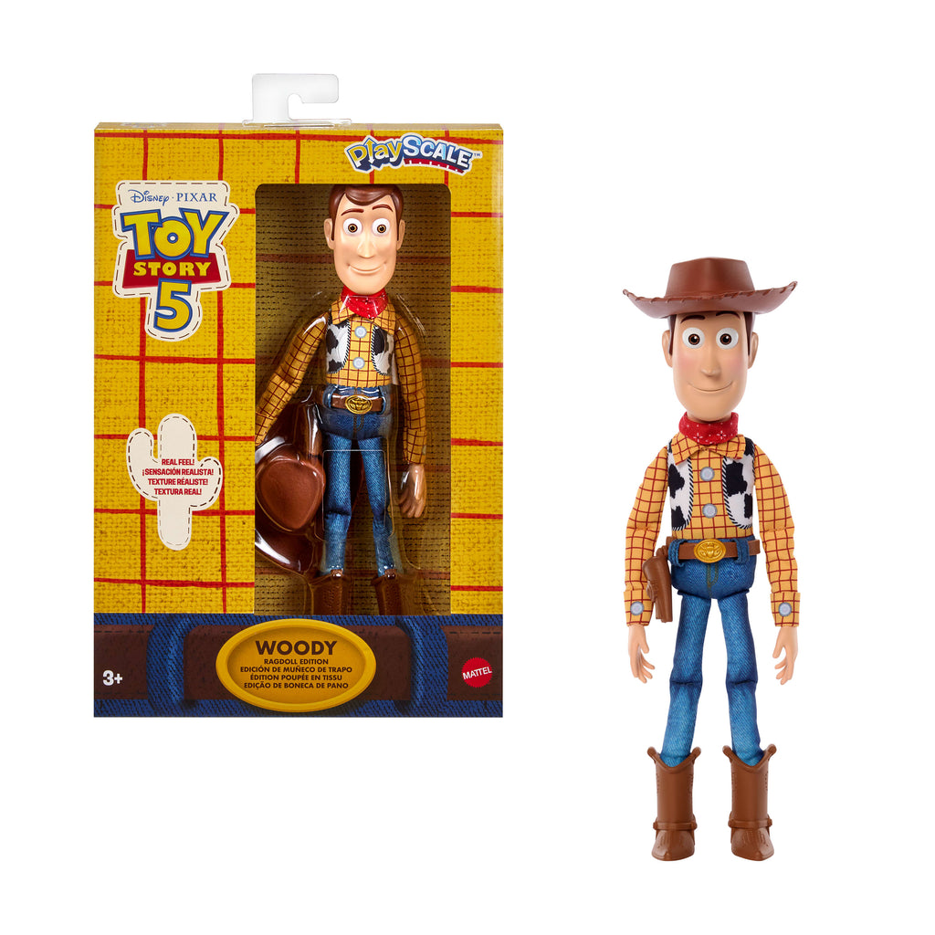 Toy Story 5 Woody Bez Bebek (Rag Doll) Figürü