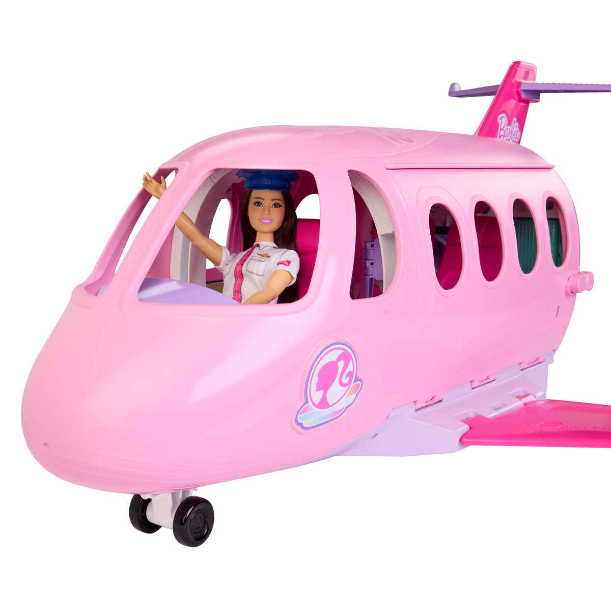BARBIE Rüyalar Ülkesi Barbie'nin Rüya Uçağı, çalışan mikrofon ve 14 aksesuar