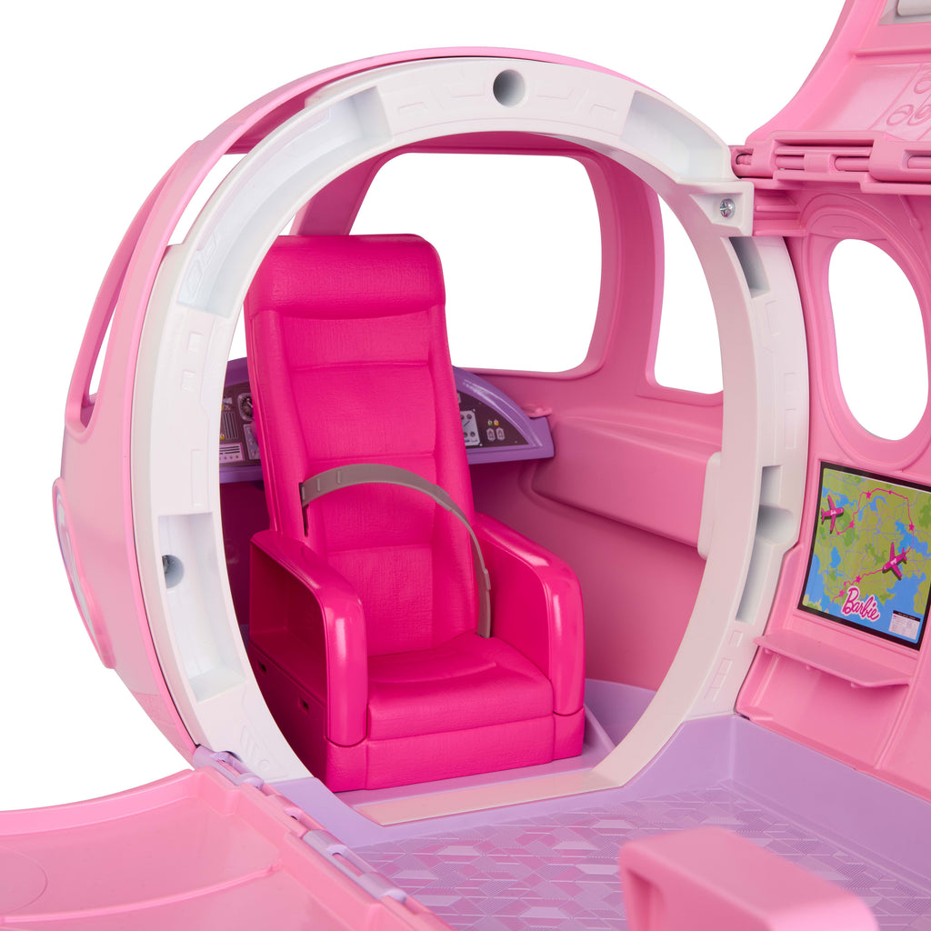 BARBIE Rüyalar Ülkesi Barbie'nin Rüya Uçağı, çalışan mikrofon ve 14 aksesuar