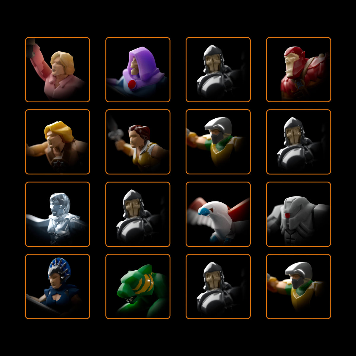 Mattel Brick Shop Masters of the Universe Yapım Seti (867 Parça, 16 Figürlü)