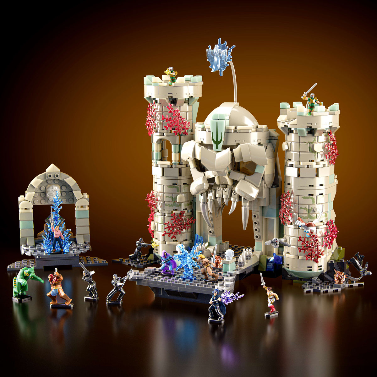 Mattel Brick Shop Masters of the Universe Yapım Seti (867 Parça, 16 Figürlü)