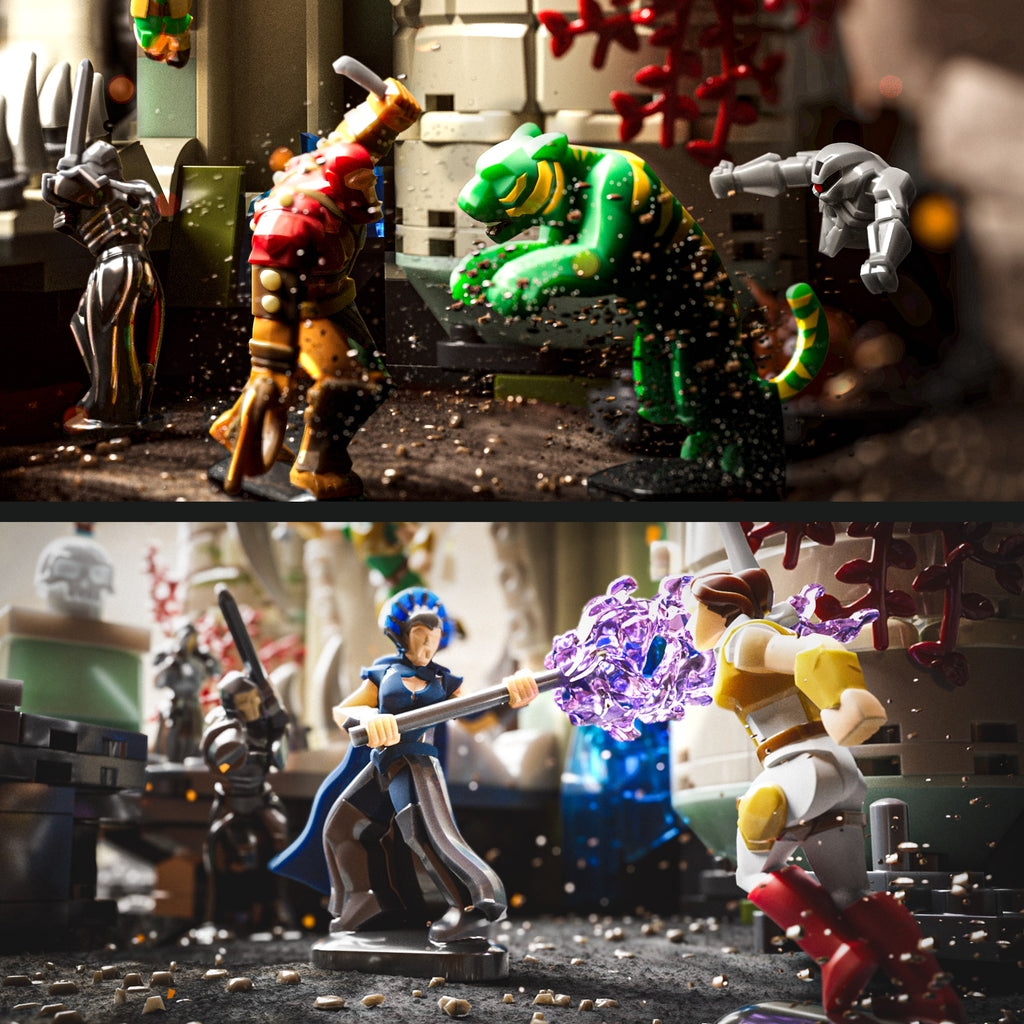 Mattel Brick Shop Masters of the Universe Yapım Seti (867 Parça, 16 Figürlü)
