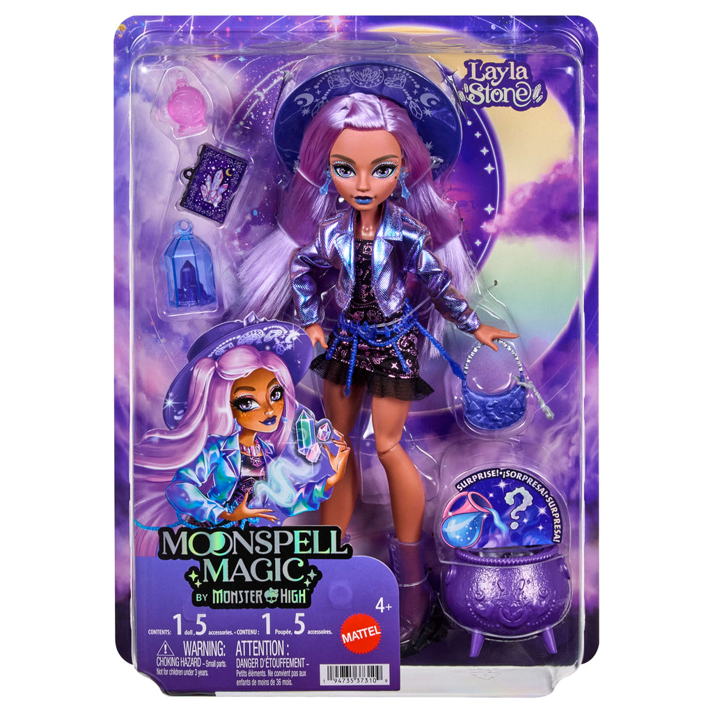 Monster High Moonspell Magic Layla Stone Bebeği