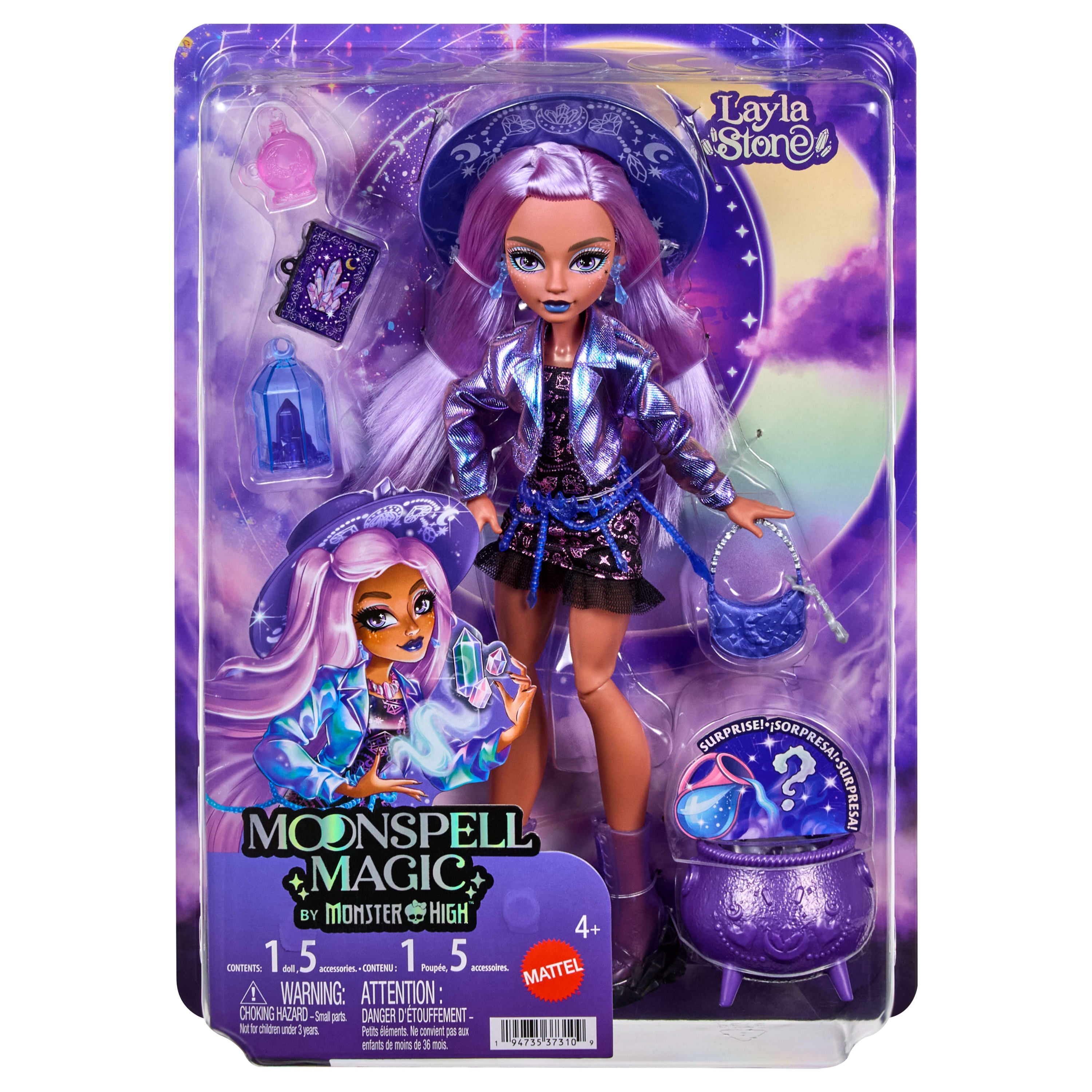 Monster High Moonspell Magic Layla Stone Bebeği