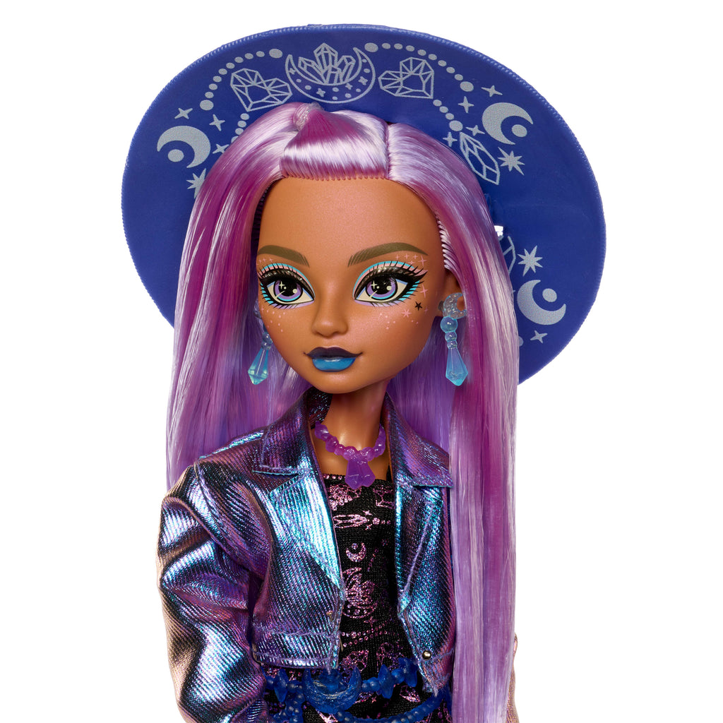Moonspell Magic by Monster High Layla Stone bebek, Kristal Cadısı ve aksesuarları
