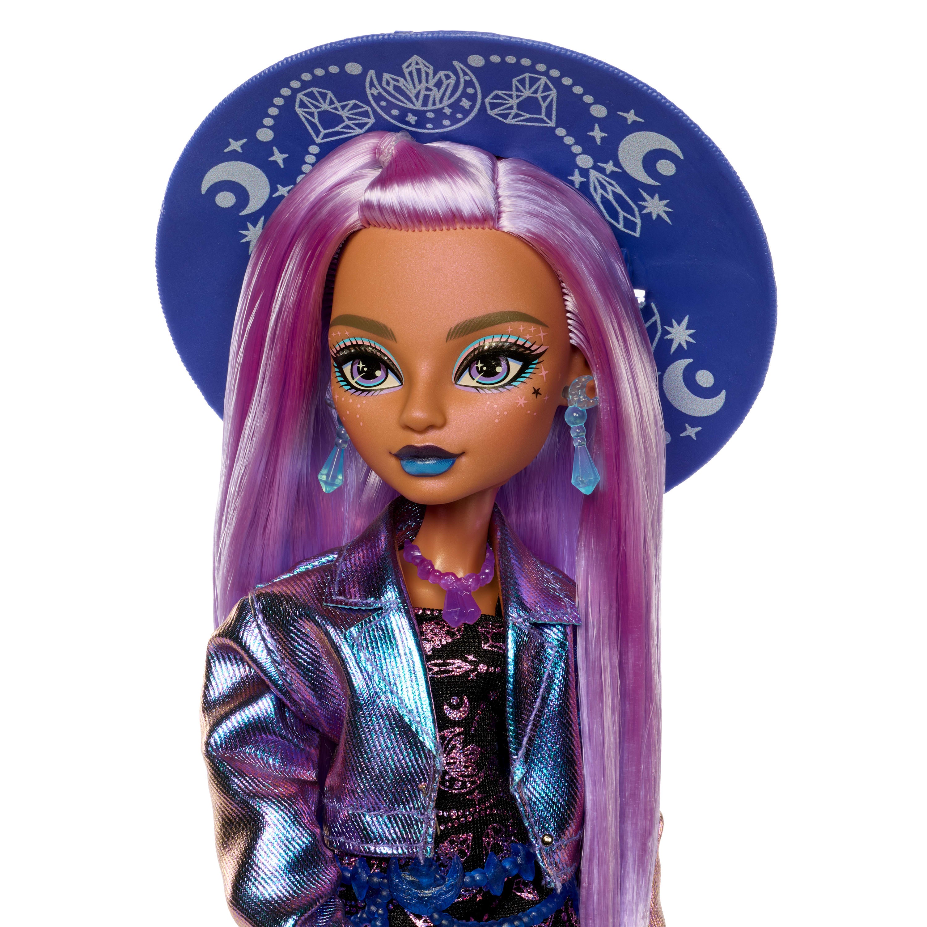 Moonspell Magic by Monster High Layla Stone bebek, Kristal Cadısı ve aksesuarları