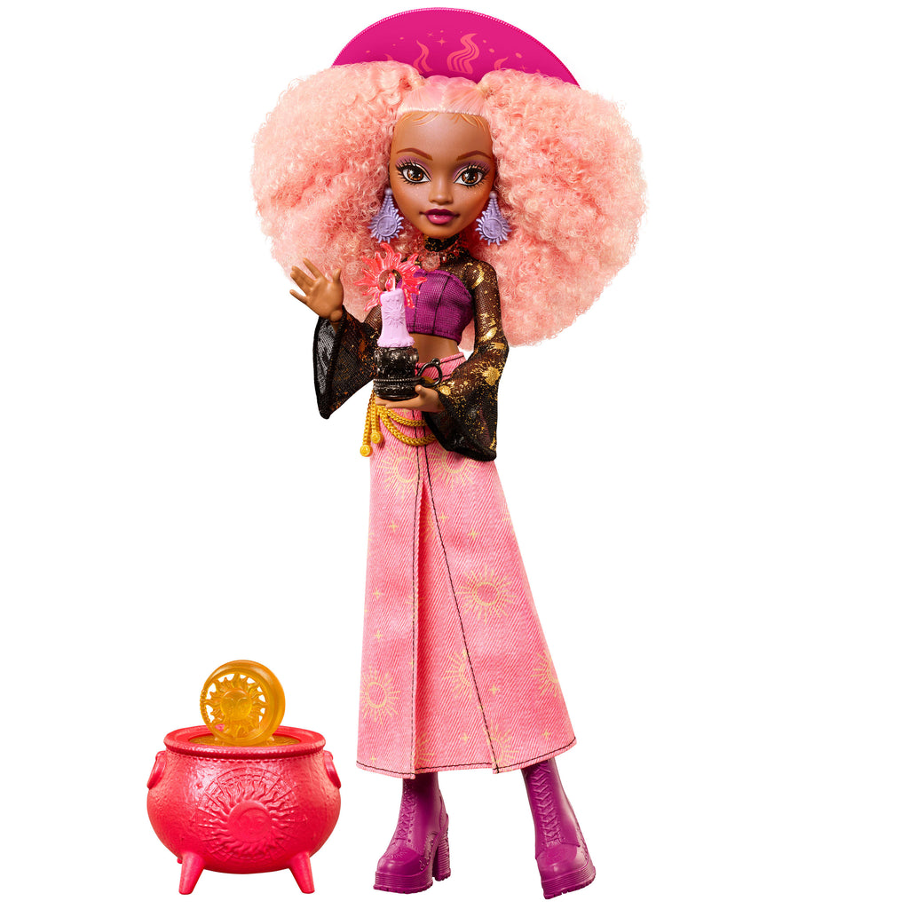 Moonspell Magic by Monster High Rae Lumina bebek, Güneş Cadısı ve aksesuarları