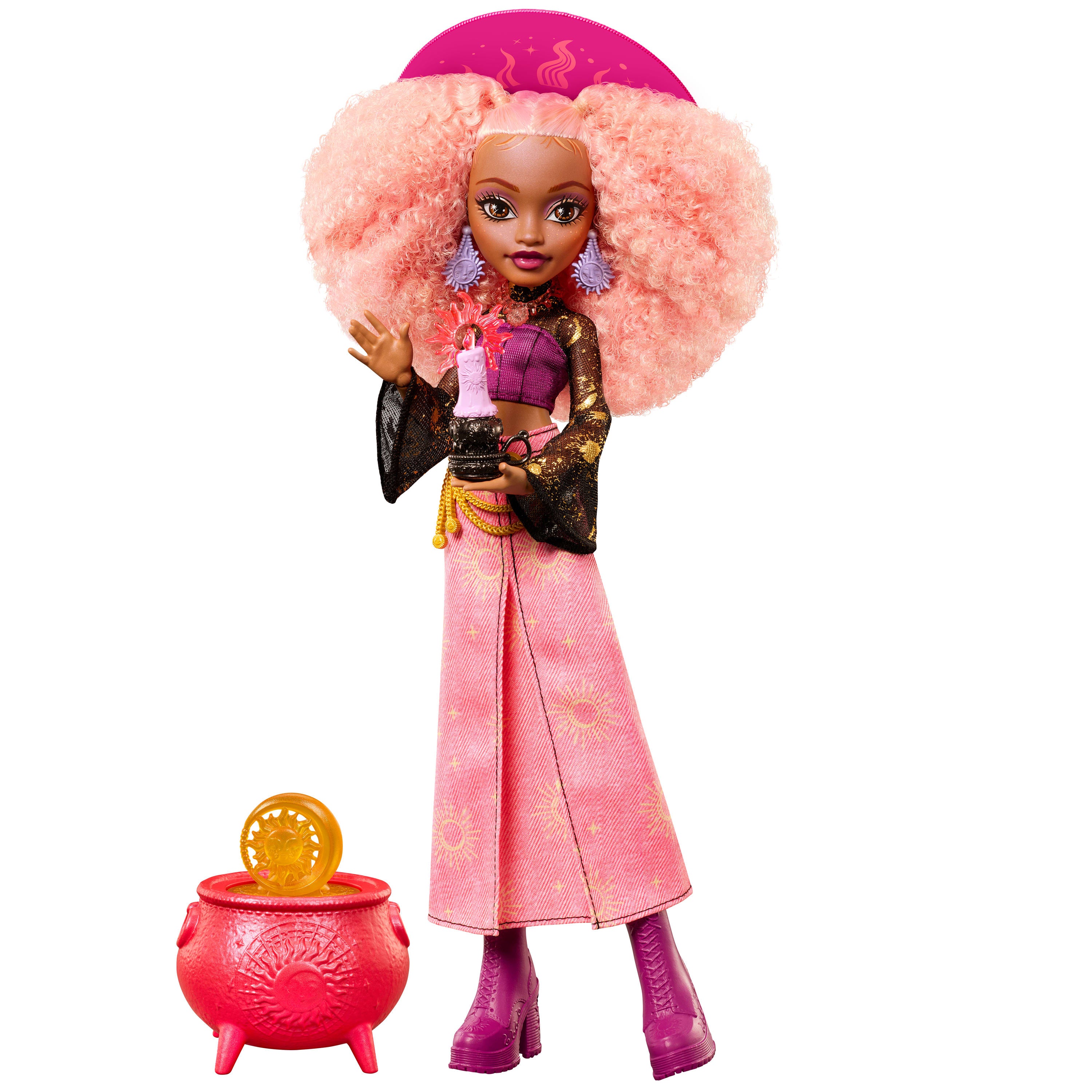 Moonspell Magic by Monster High Rae Lumina bebek, Güneş Cadısı ve aksesuarları