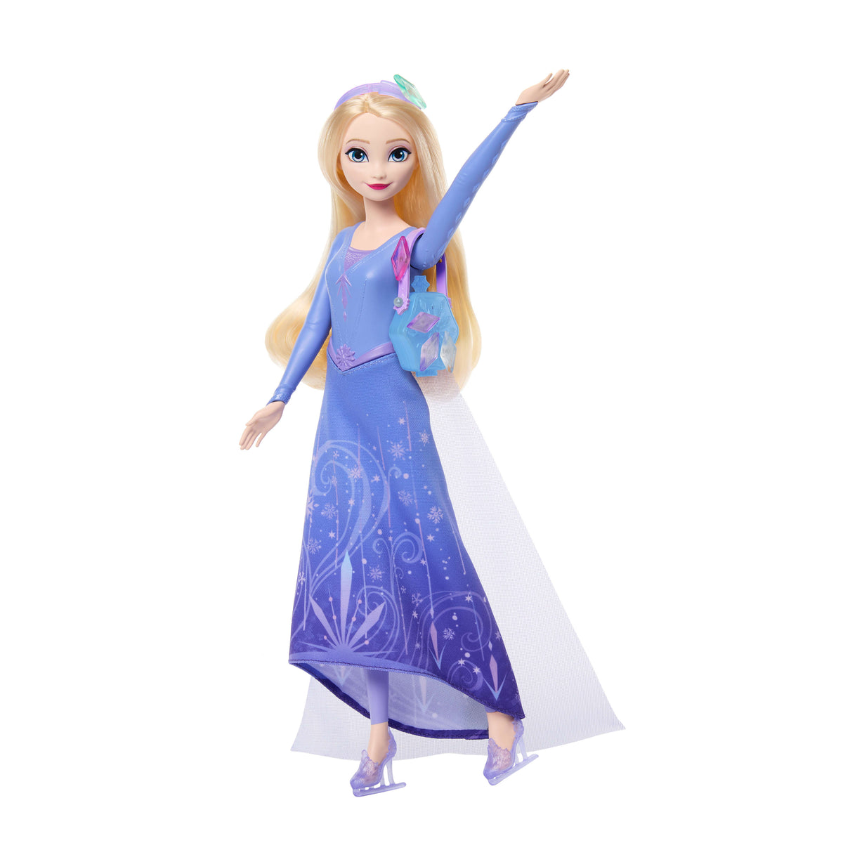 Disney Karlar Ülkesi Sürpriz Takılar Buz Patencisi Elsa bebek ve değerli taş kutusu dahil 8 sürpriz aksesuar