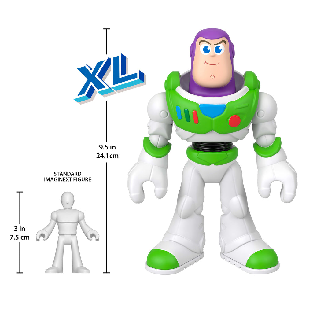 Disney ve Pixar Oyuncak Hikayesi'nden ilham alan 22 cm'lik Imaginext XL Buzz Lightyear aksiyon figürü