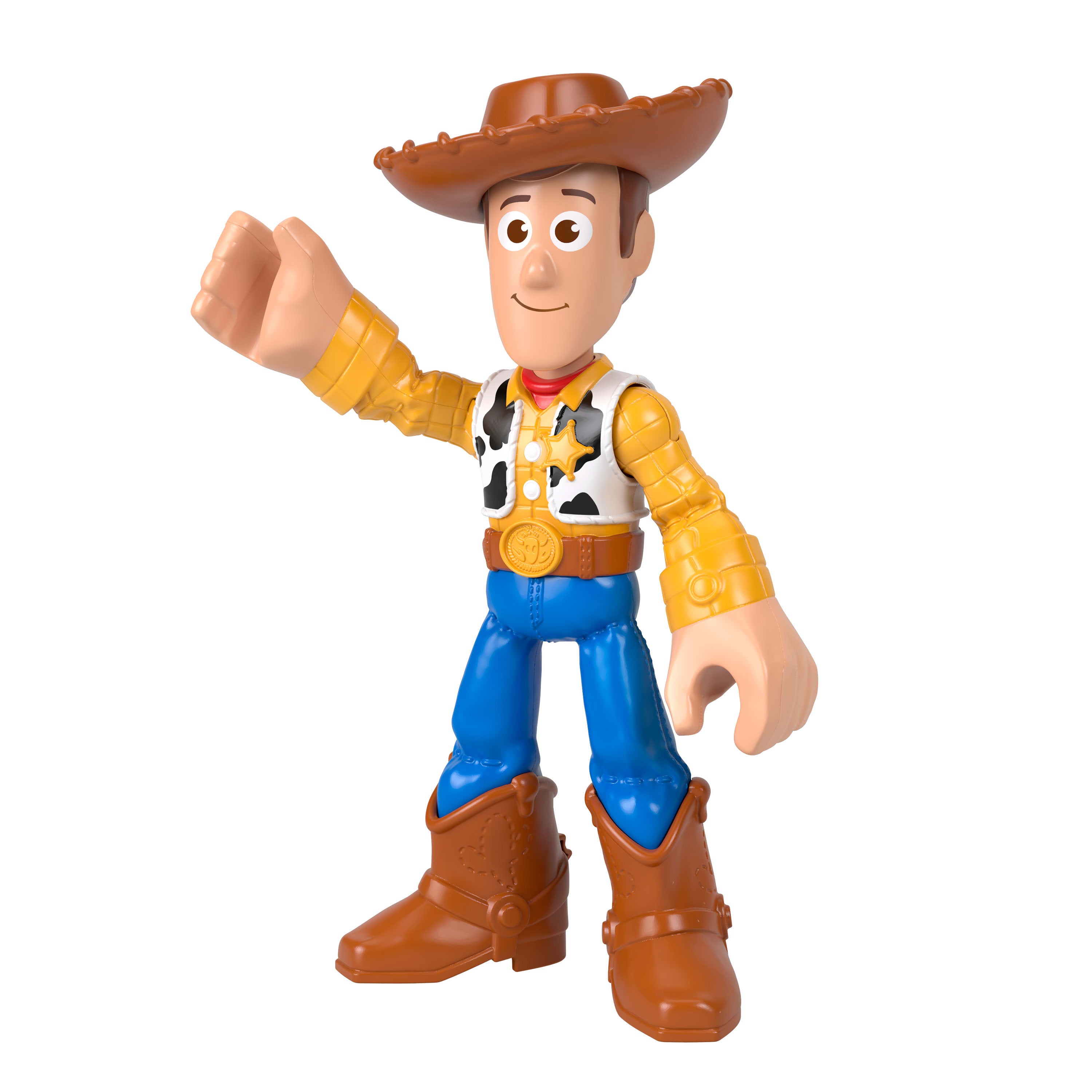 Disney ve Pixar Oyuncak Hikayesi'nden ilham alan 24 cm'lik Imaginext XL Woody aksiyon figürü