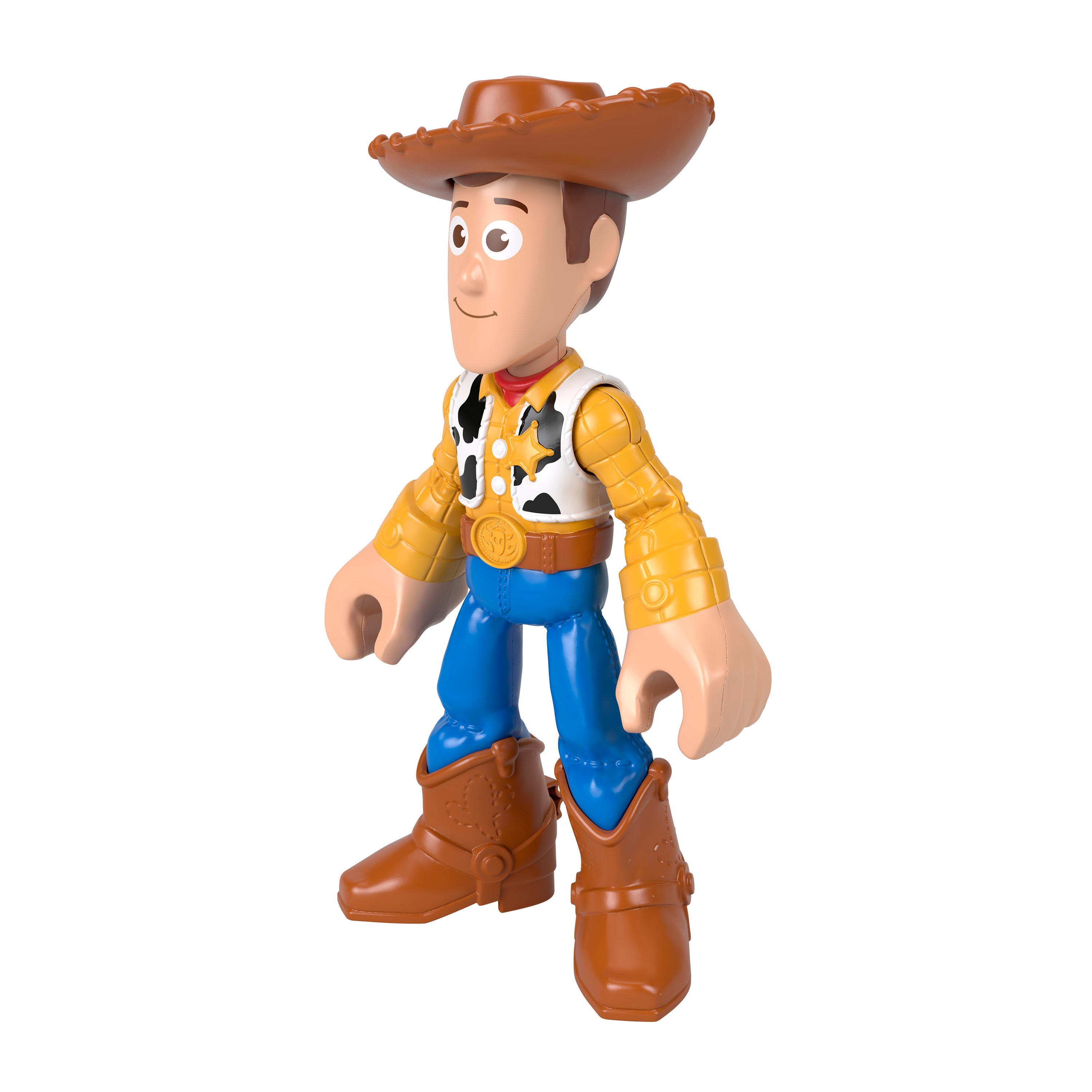 Disney ve Pixar Oyuncak Hikayesi'nden ilham alan 24 cm'lik Imaginext XL Woody aksiyon figürü