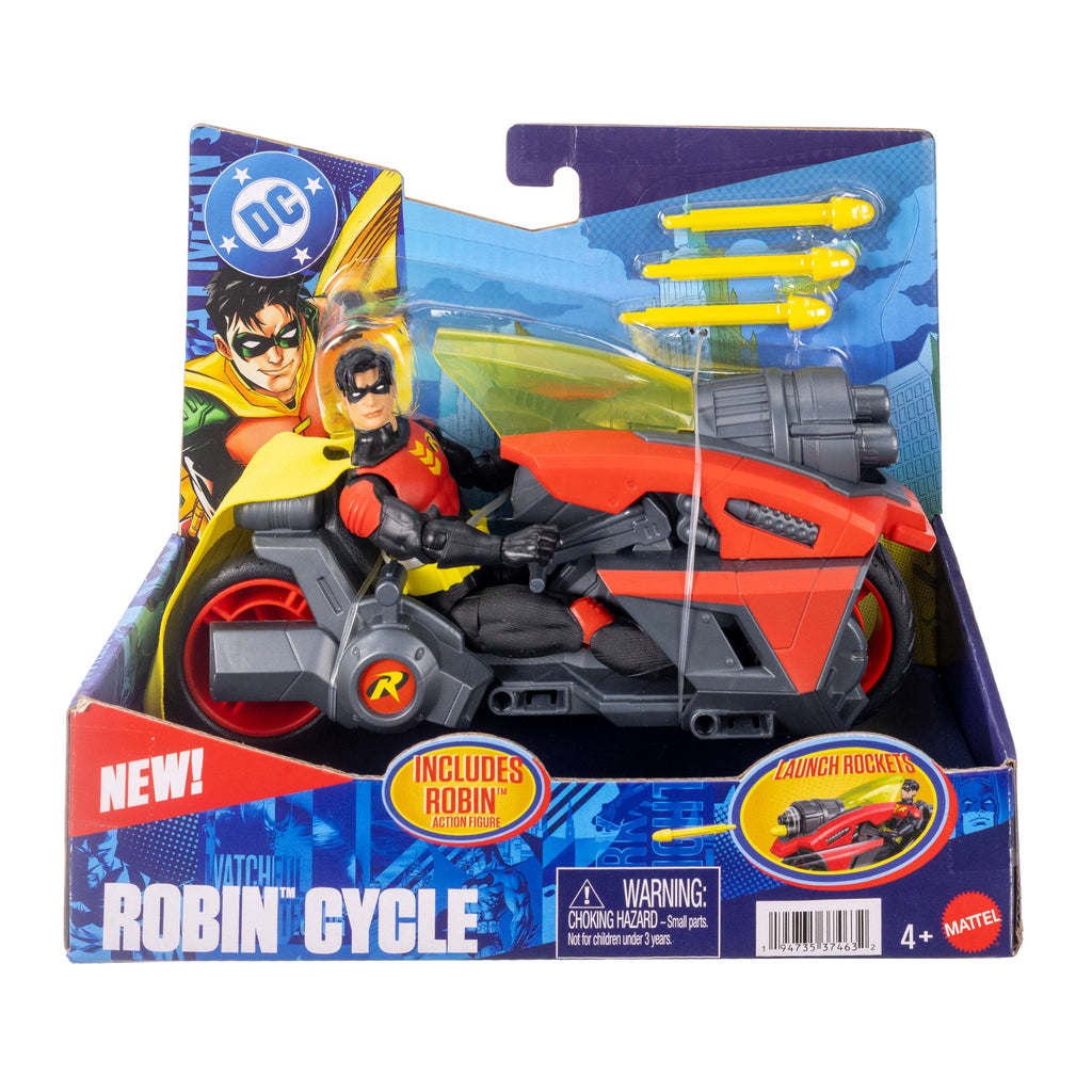 DC Robin Figürü ve Motosikleti Oyun Seti