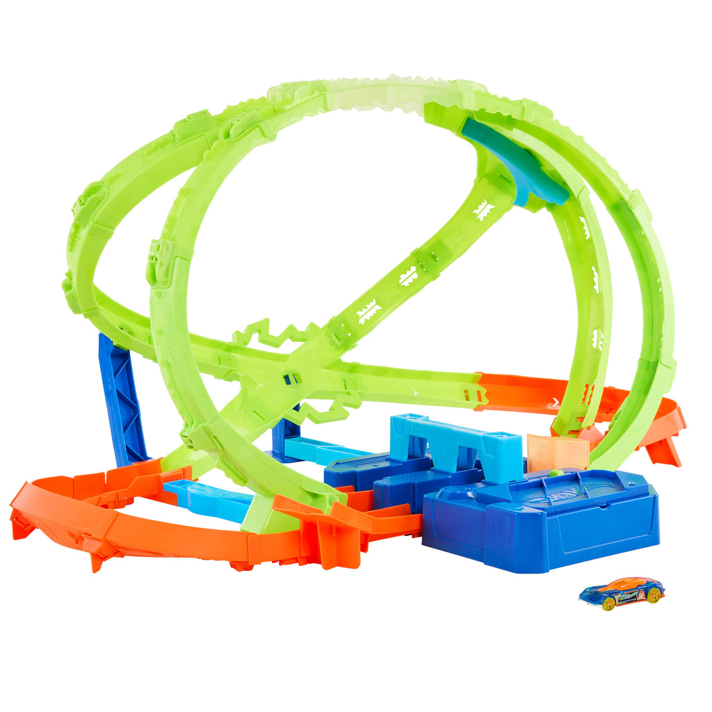 Hot Wheels Akrobasi Pistleri Hiperküre Turbo Çarpışma Pisti - 1:64 Ölçekli Metal Araba Dahil